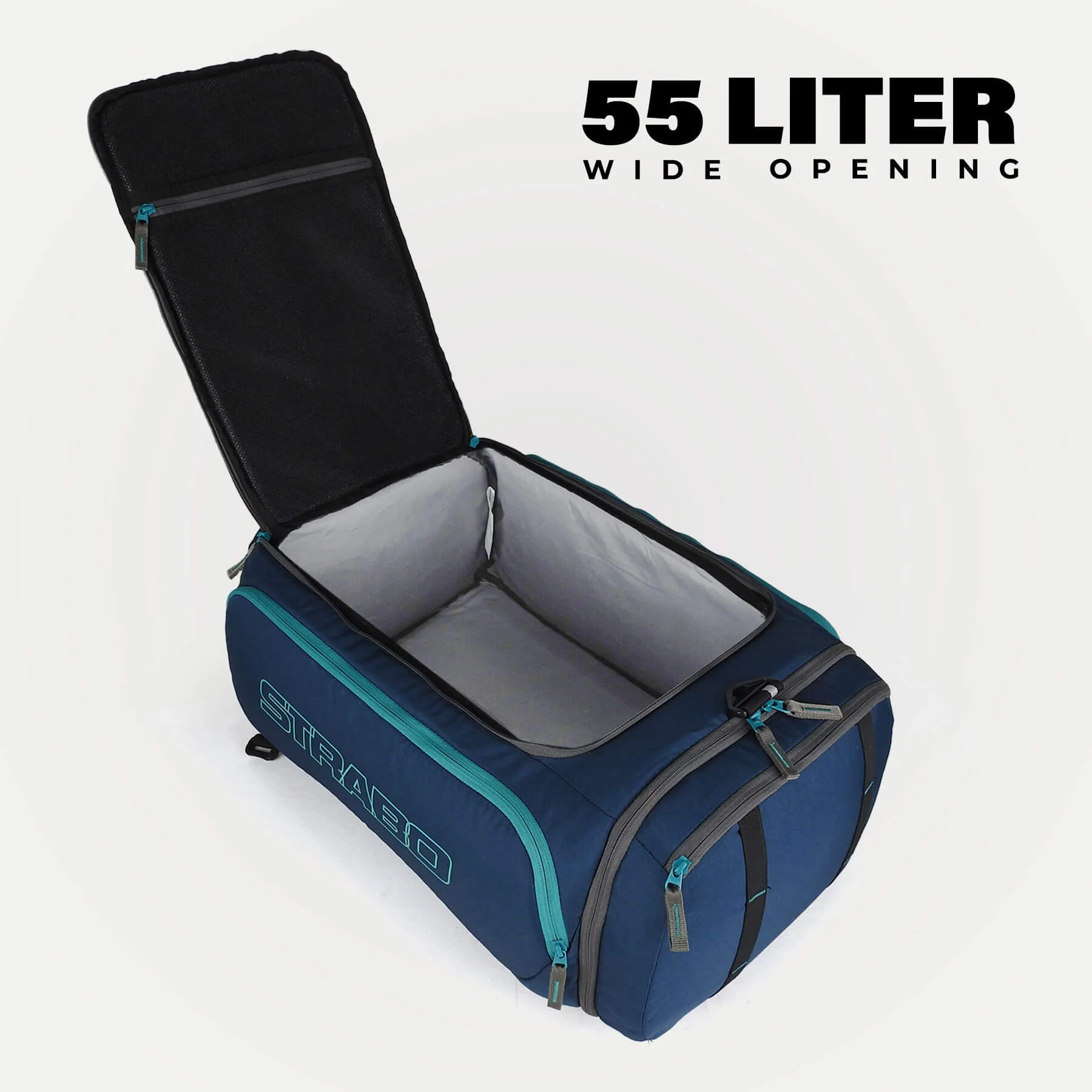 Camper 2-in-1 Duffel + Backpack - Navy Blue - Image 3