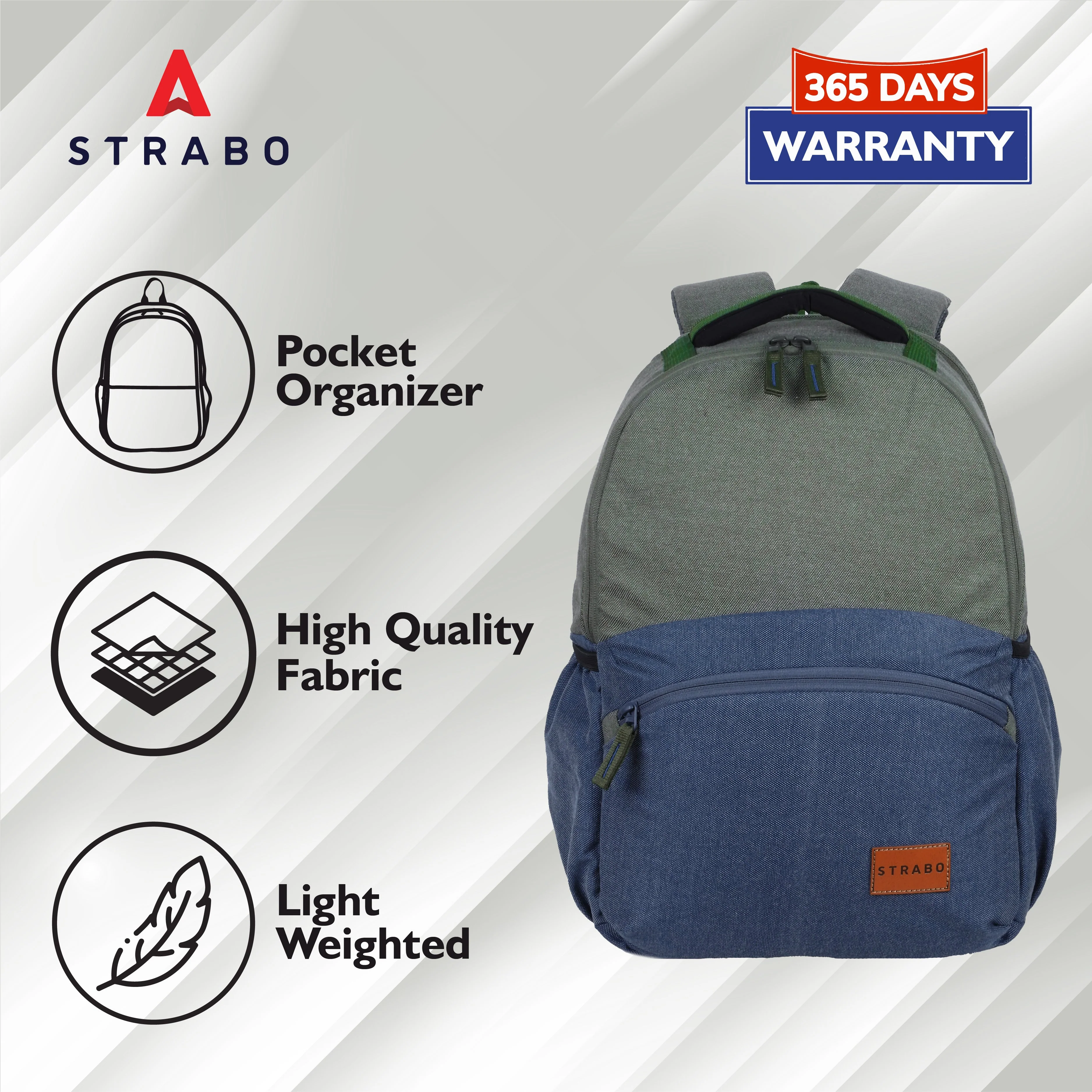Cooper Casual Backpack - Blue - Image 4