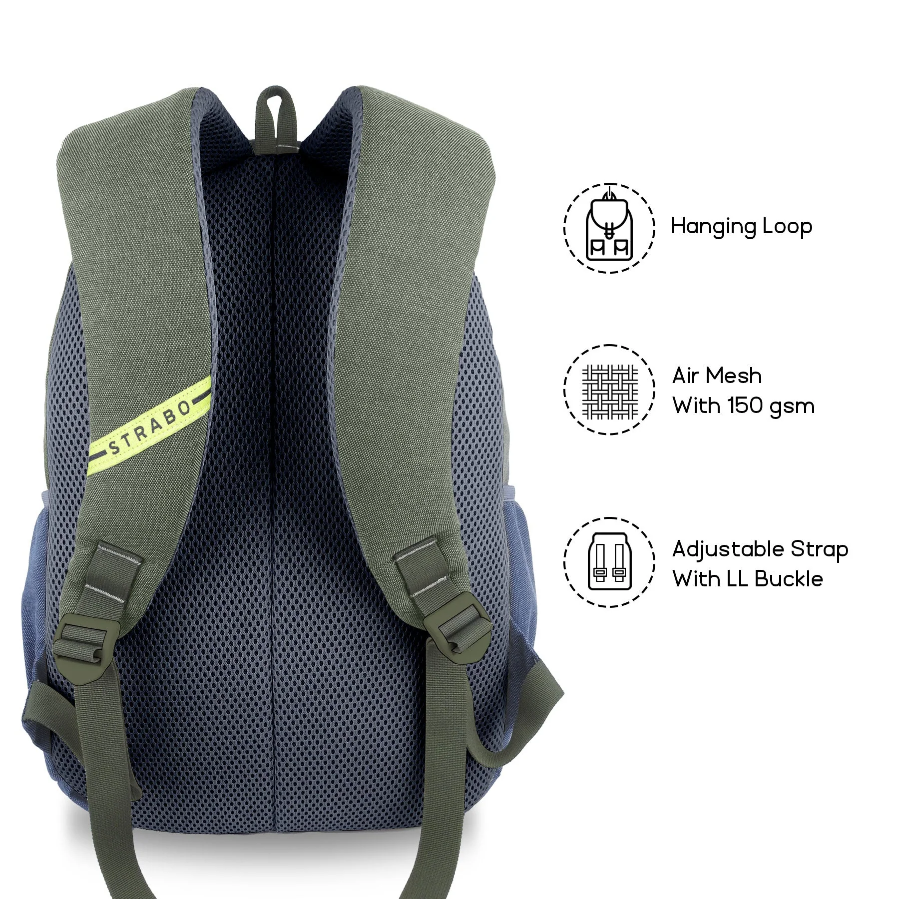 Cooper Casual Backpack - Blue - Image 5