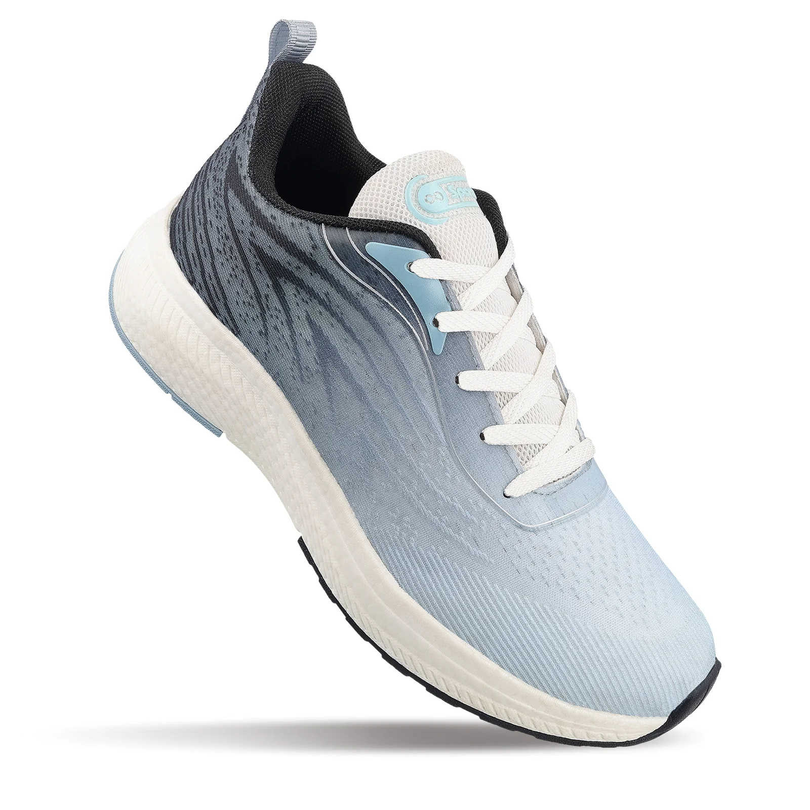DANZO Men's Lace-up Sports Shoes - WS9147 Black Blue - Image 3