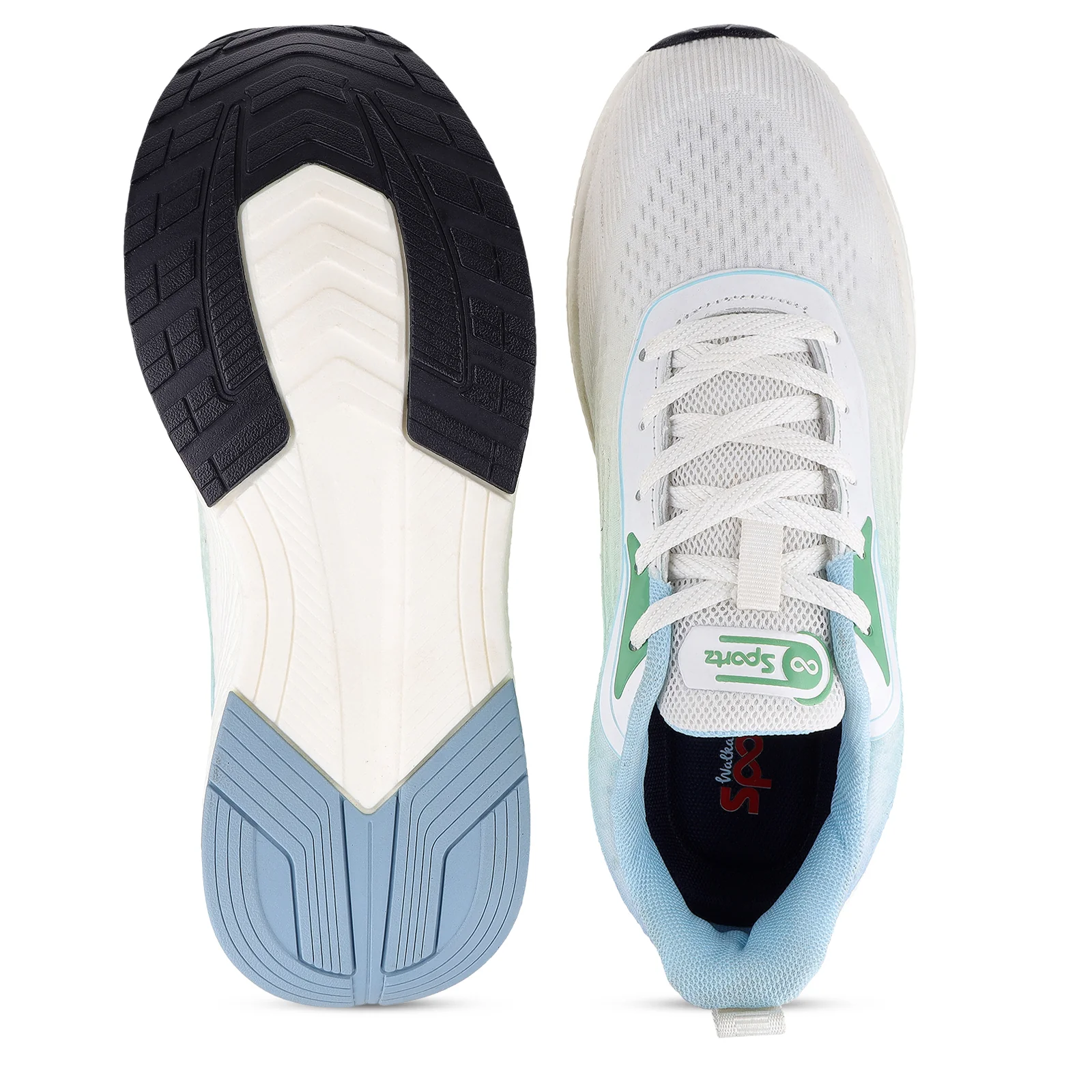 DANZO Men's Lace-up Sports Shoes - WS9147 White Sky - Image 2