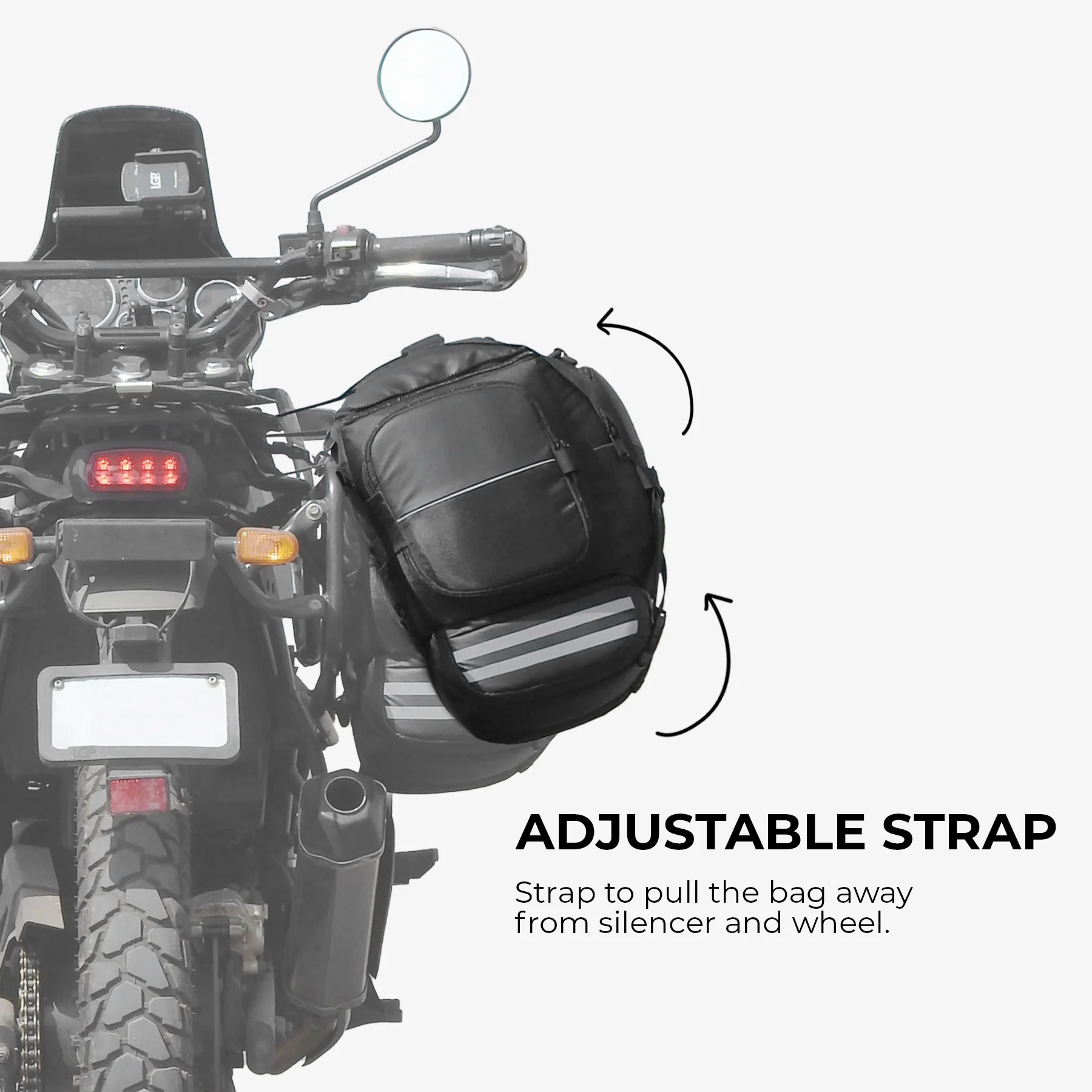 Daytona V2 Convertible Bike Saddle Bag / Trekking Bag - Image 3