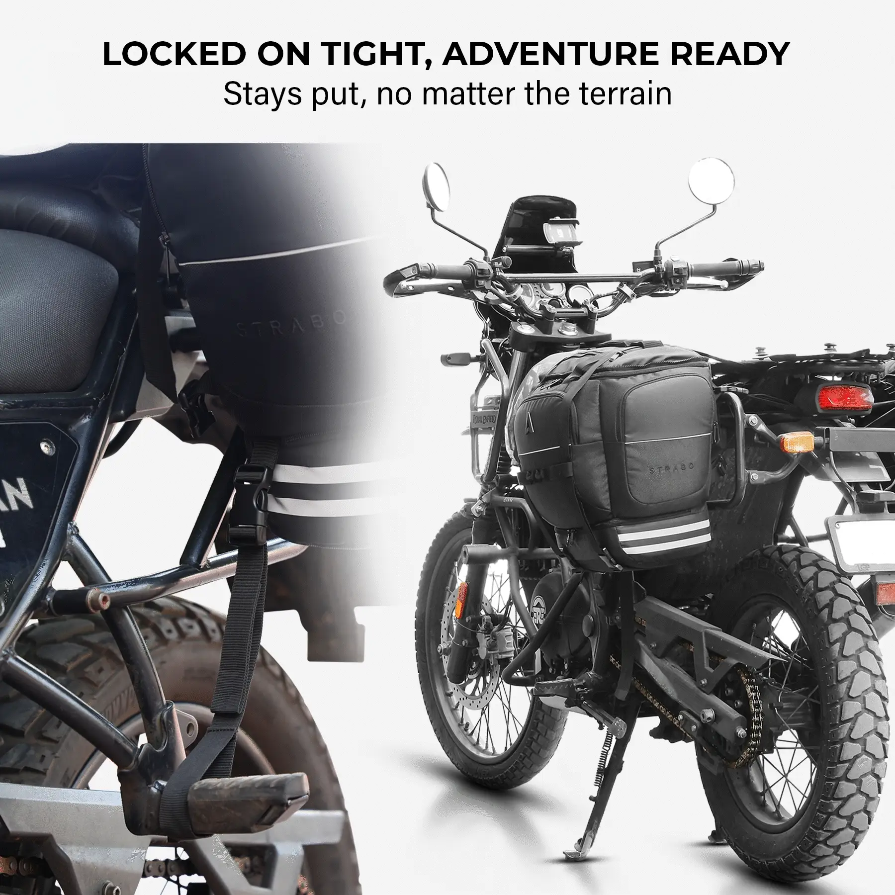 Daytona V2 Convertible Bike Saddle Bag / Trekking Bag - Image 4