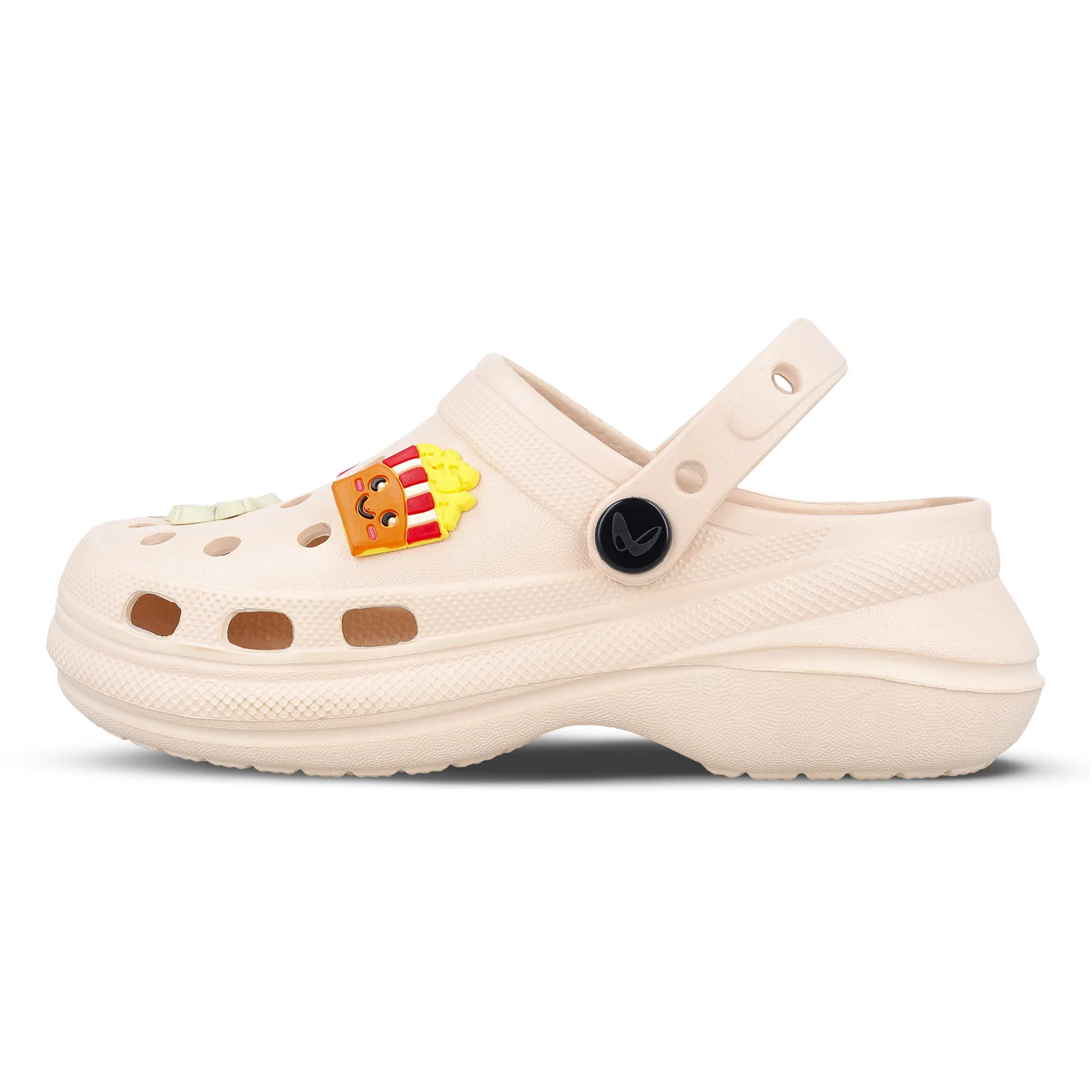 Girl's Clogs - WC8923 Beige - Image 3