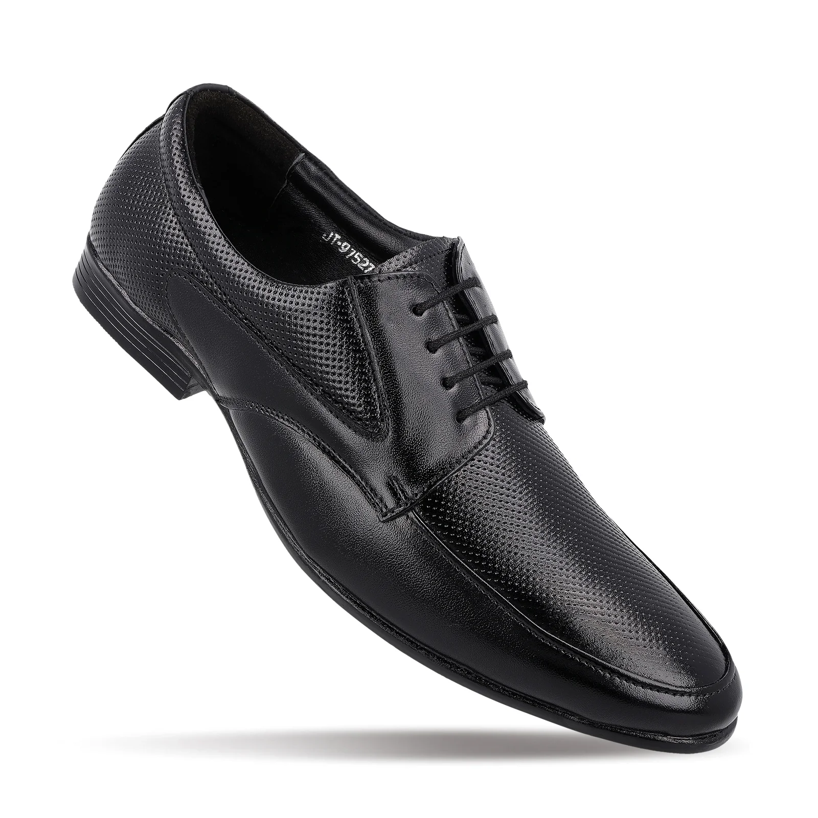 JOHN TAYLOR Men's Derby Leather Formal Shoes - JT97527 Black - Image 3