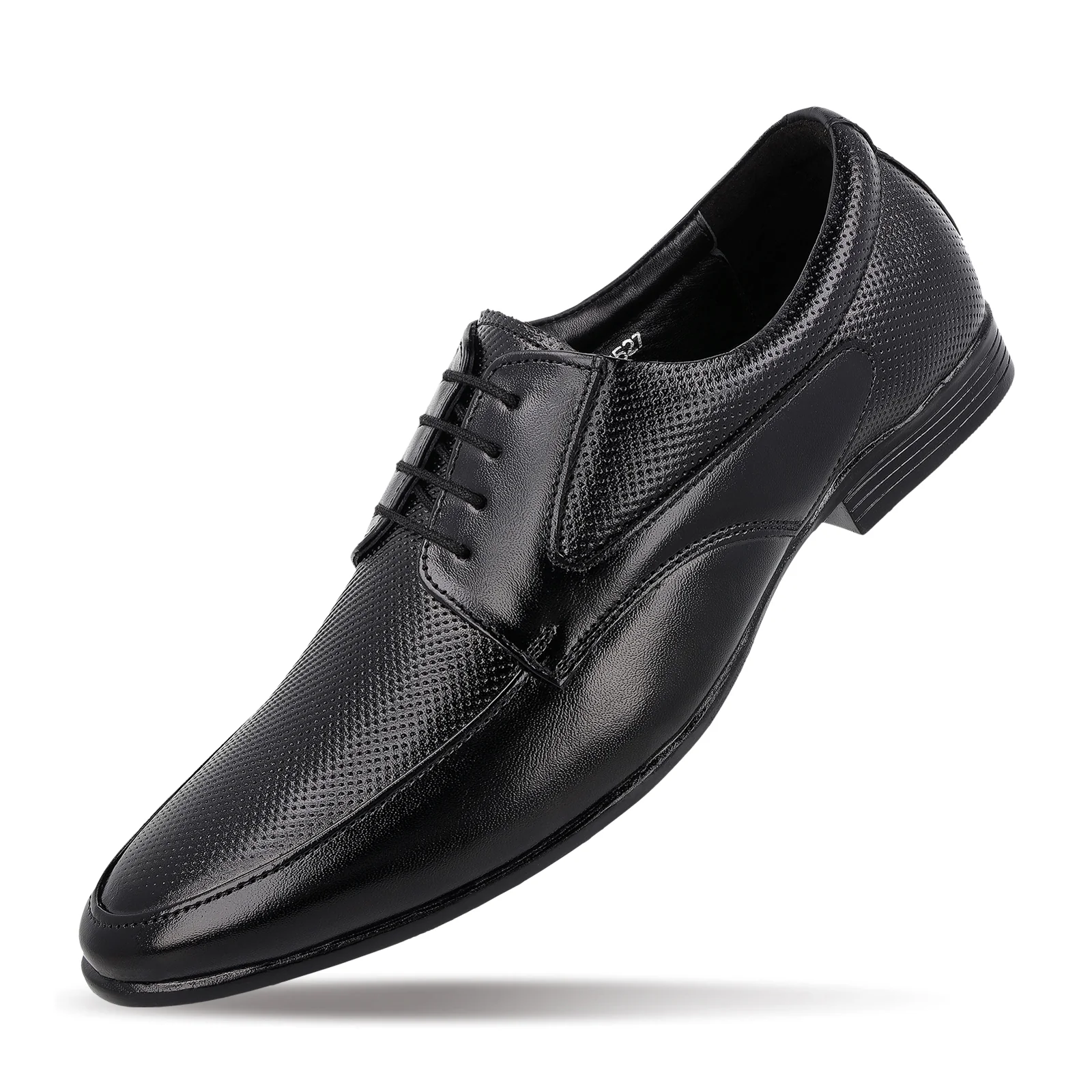 JOHN TAYLOR Men's Derby Leather Formal Shoes - JT97527 Black - Image 5