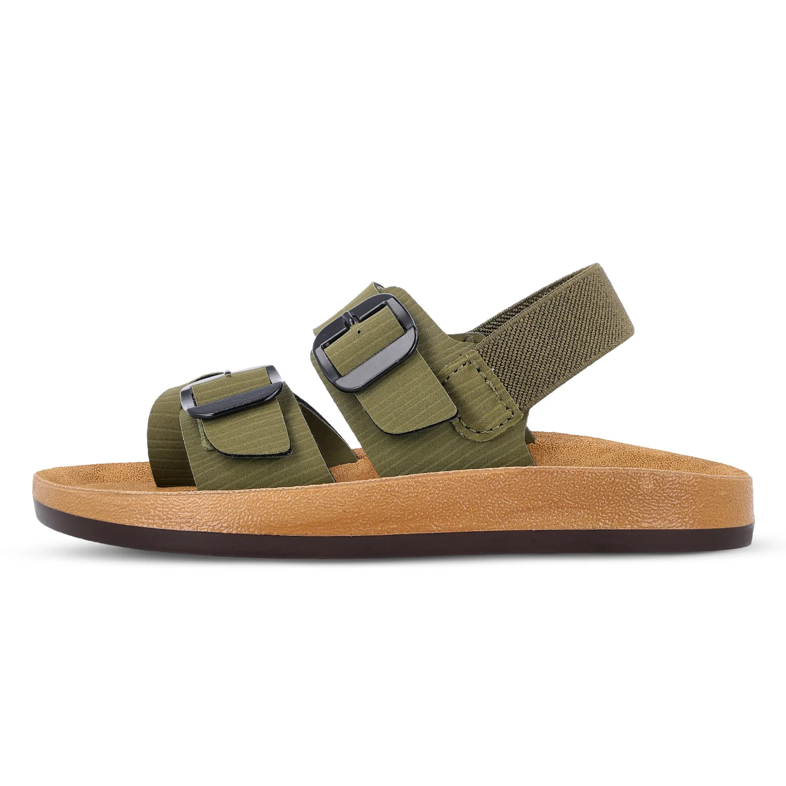Kid's Daily Wear Sandal - WKP80006 Olive - Image 3
