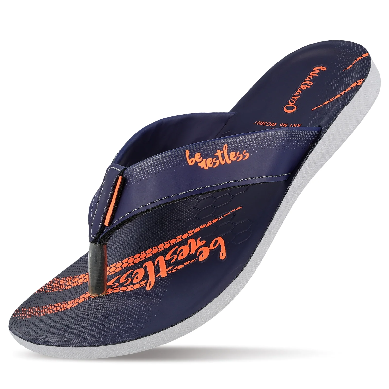 Kid's Daily Wear Sandals  - WG5007 Blue Orange - Image 5