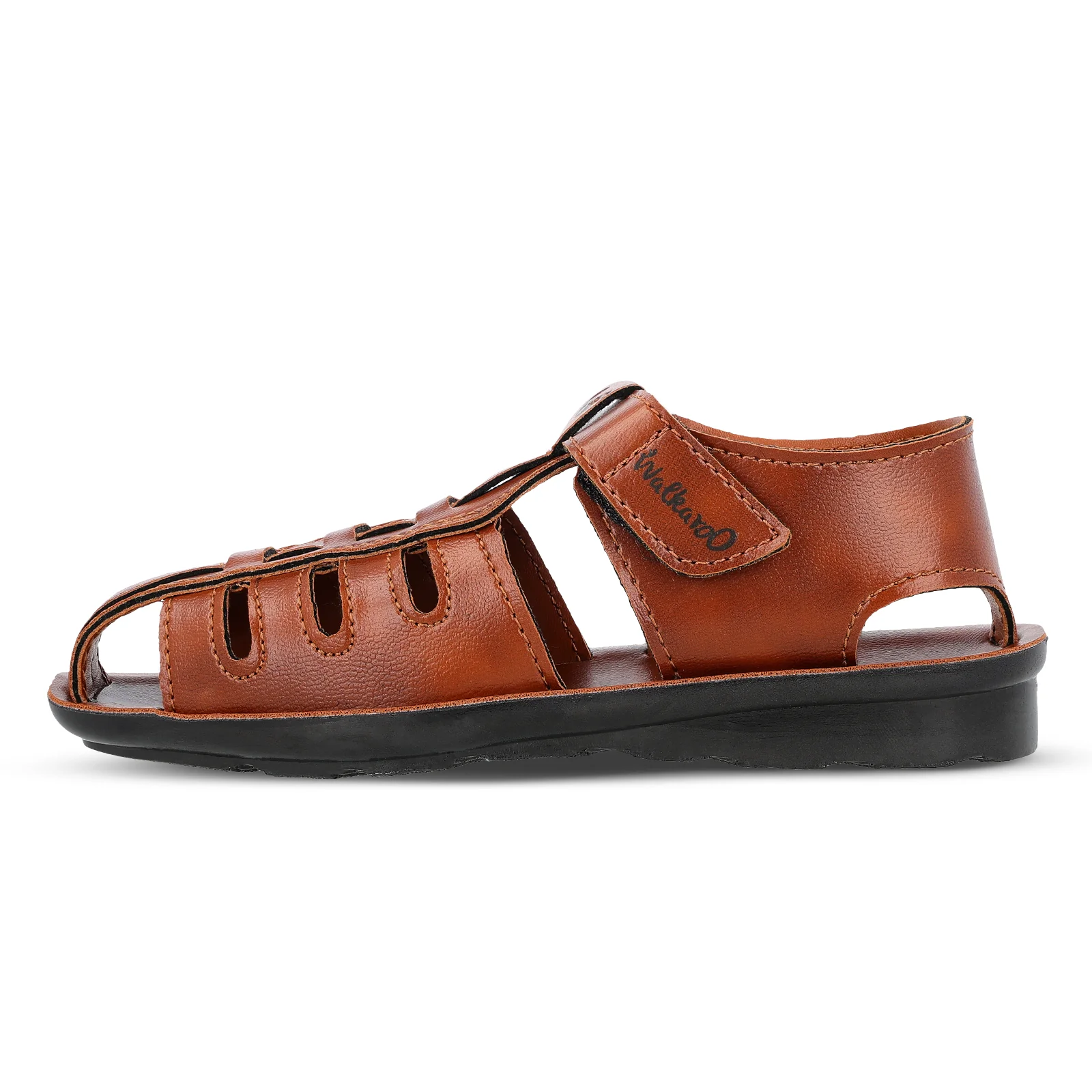 Kid's  Roman Sandals - WK667 Tan - Image 3