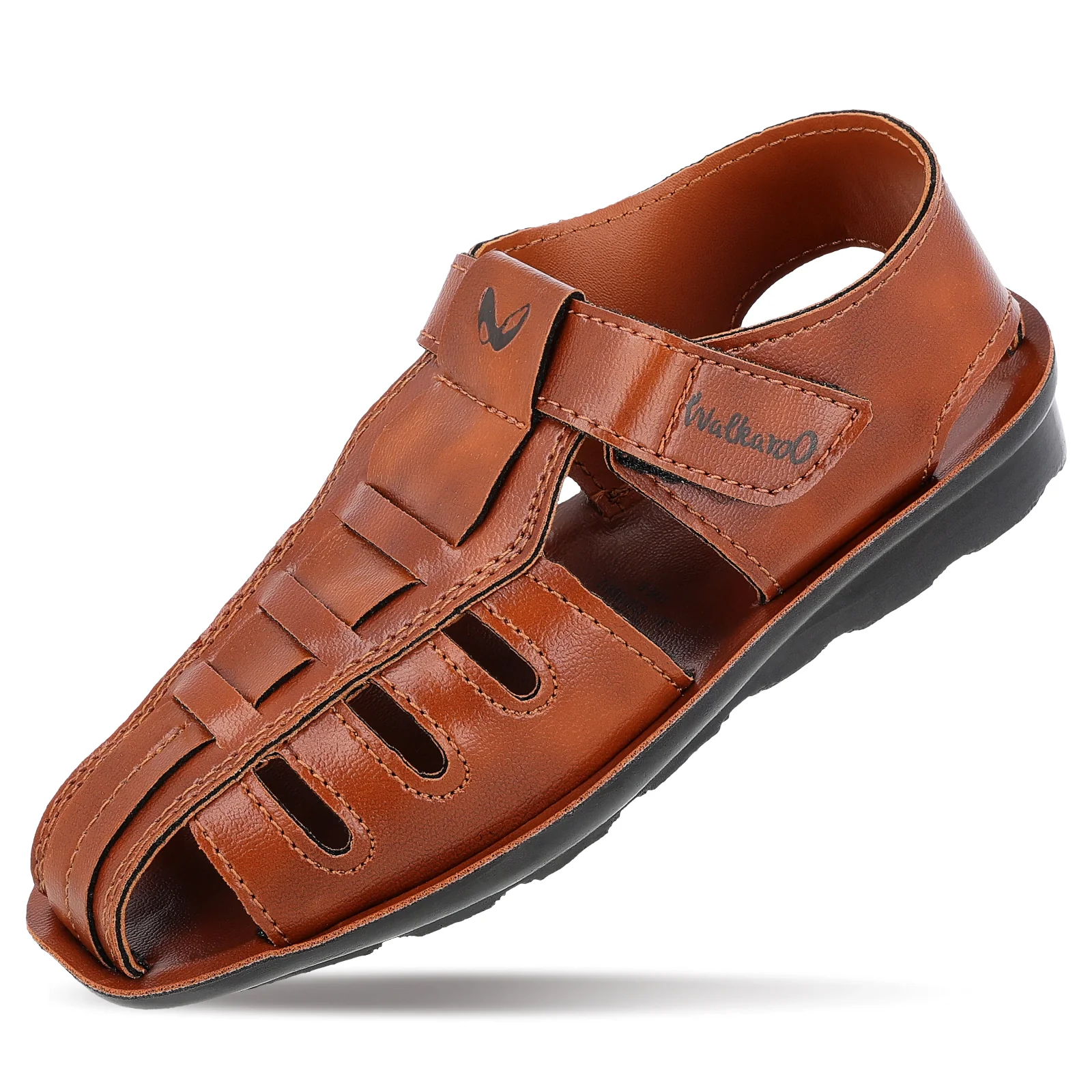 Kid's  Roman Sandals - WK667 Tan - Image 5