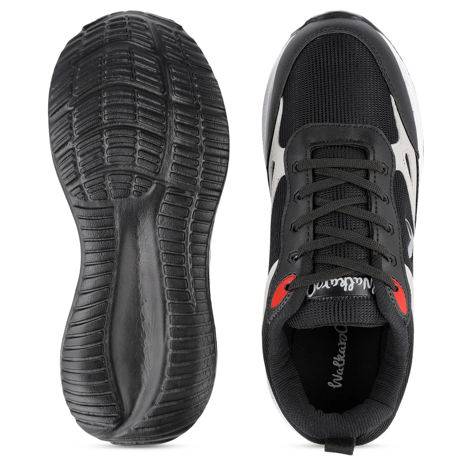 Kids Sports Shoes - WS3093 Black Grey - Image 2