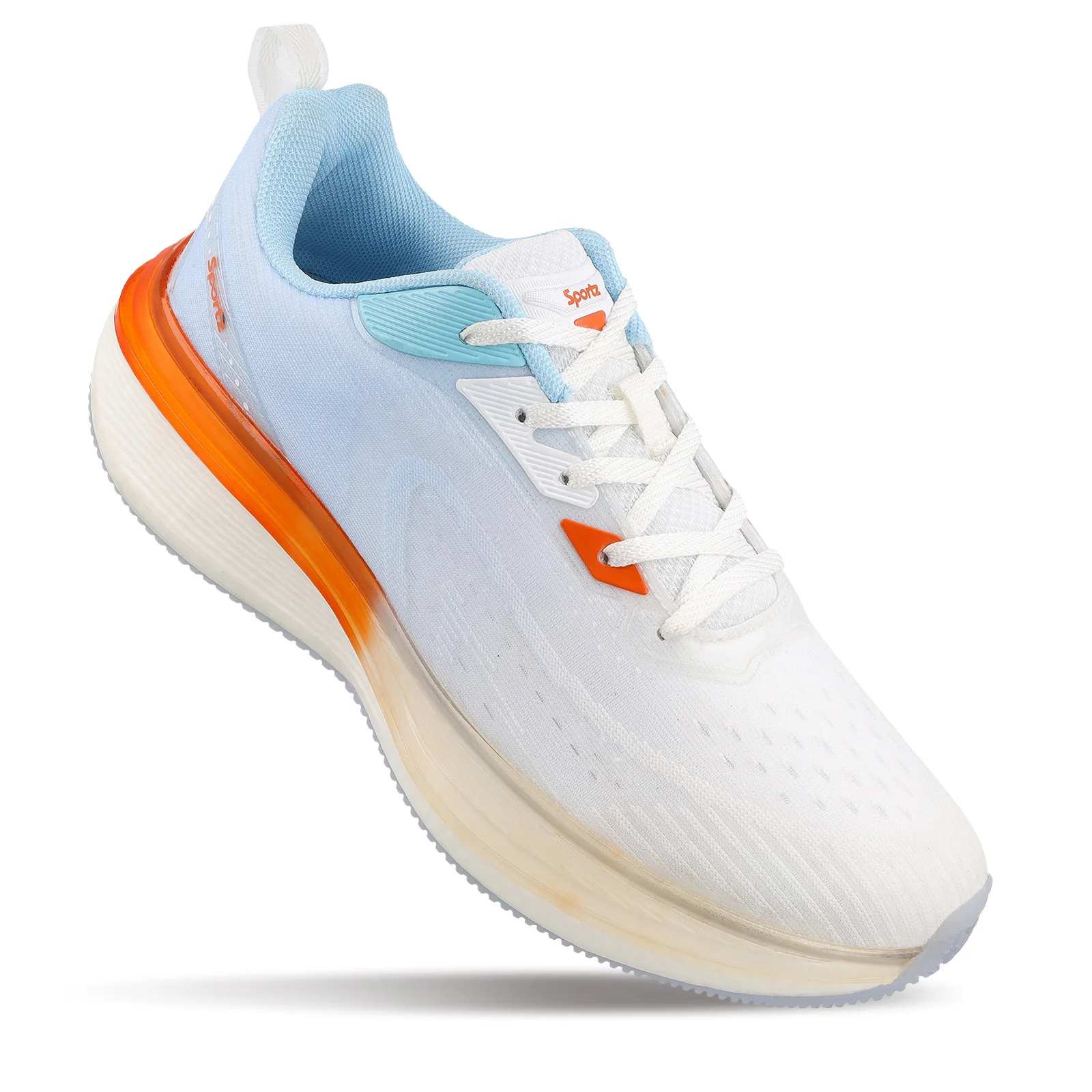 MASLOW Men's Lace-up Sports Shoes - WS9152 White Sky Blue - Image 4
