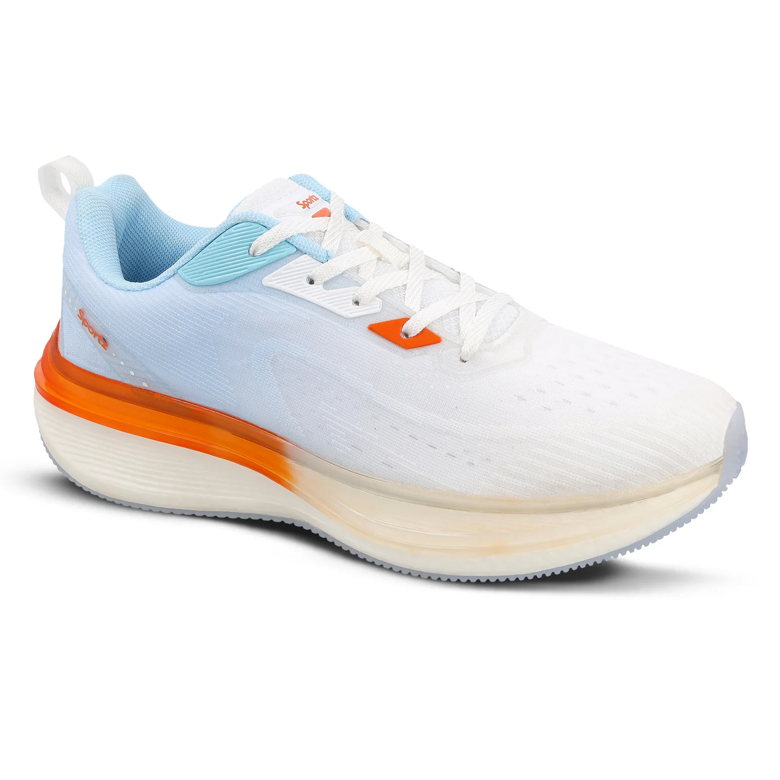 MASLOW Men's Lace-up Sports Shoes - WS9152 White Sky Blue - Image 5