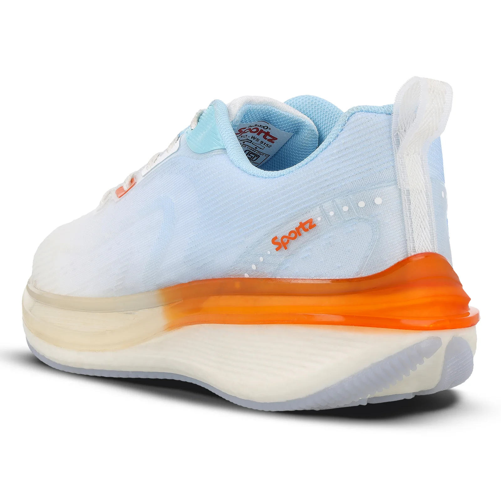 MASLOW Men's Lace-up Sports Shoes - WS9152 White Sky Blue - Image 6