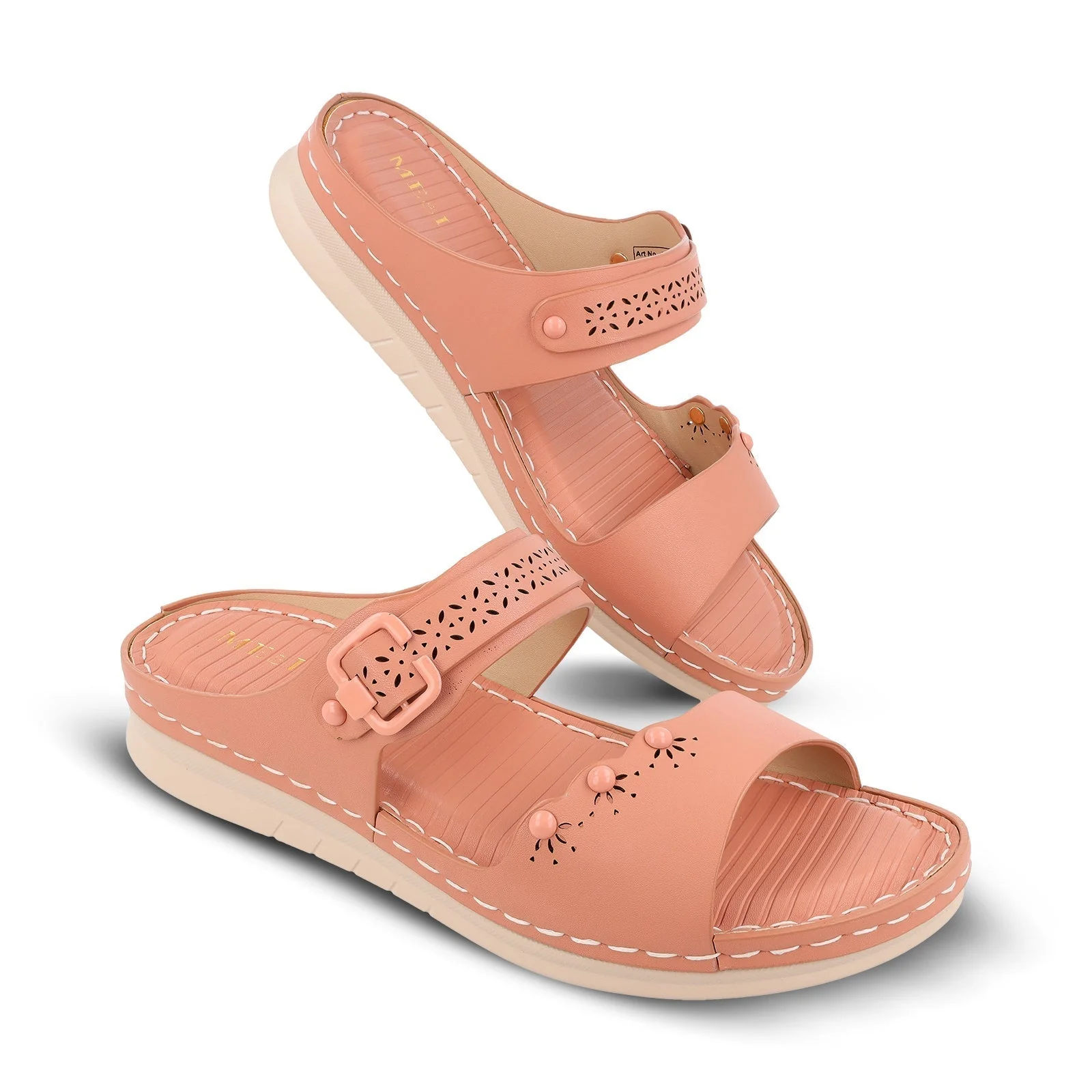 ME & I Womens Occasional Wear - MI97069 (Peach) - Image 3