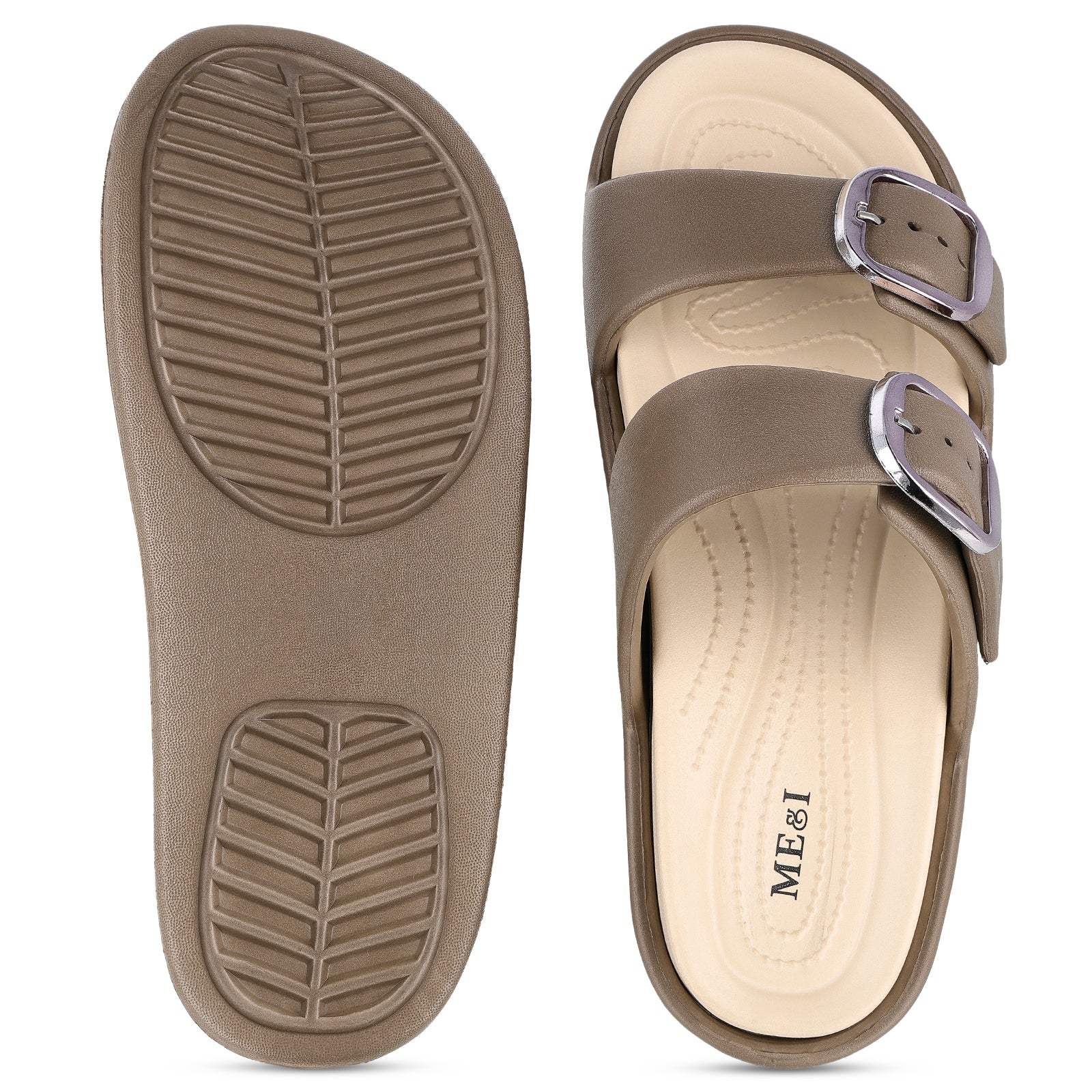 Women's Daily Wear Sandals - MI602 Brown Beige - Image 3