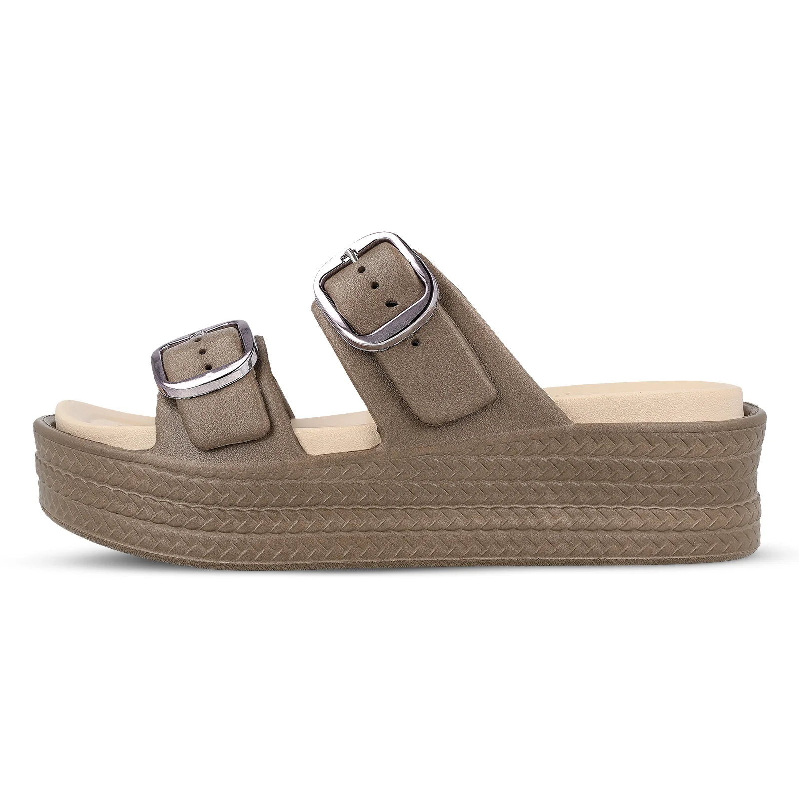 Women's Daily Wear Sandals - MI602 Brown Beige - Image 4