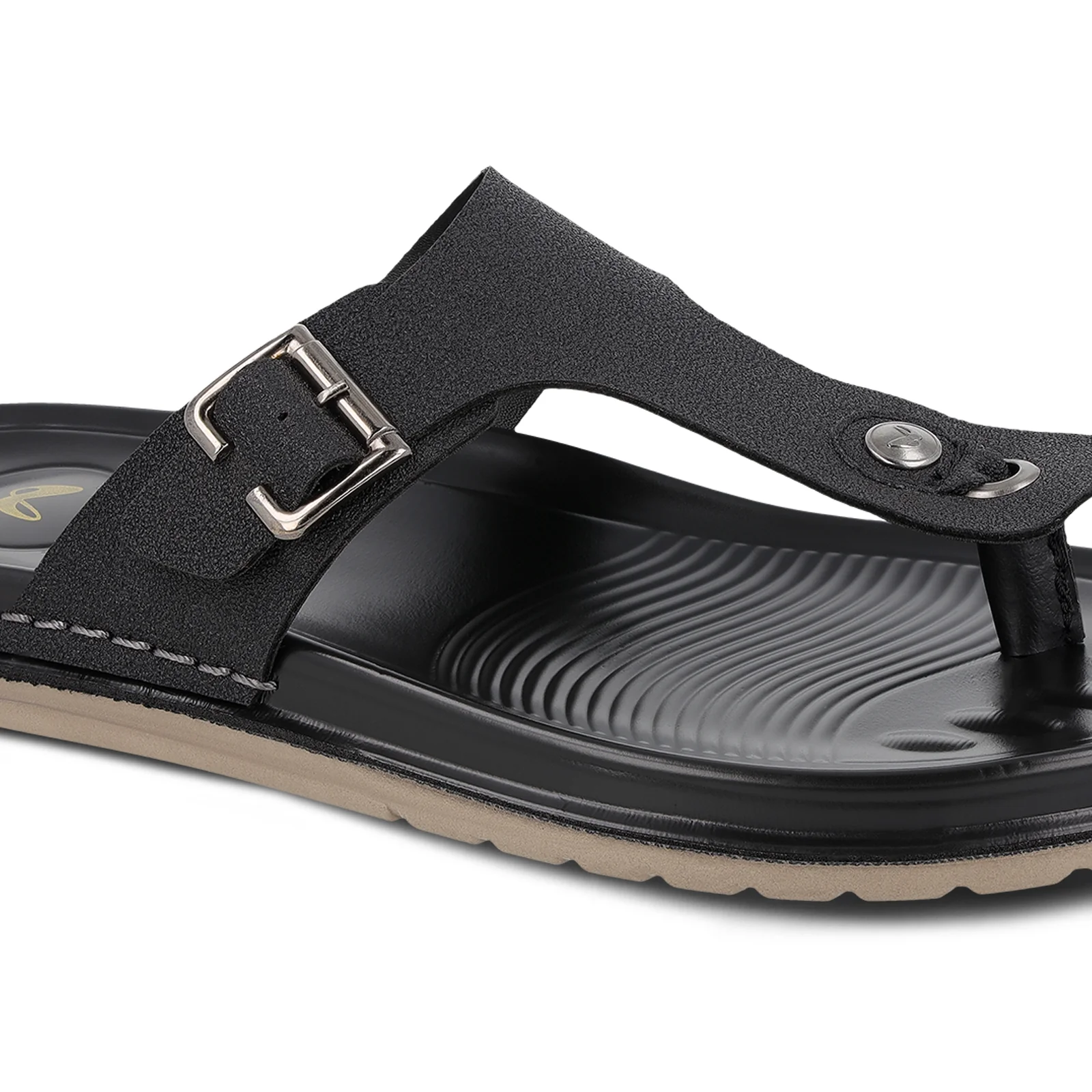 Men's Bounceez Water Resistant Sandals - WGP53088 Black - Image 6