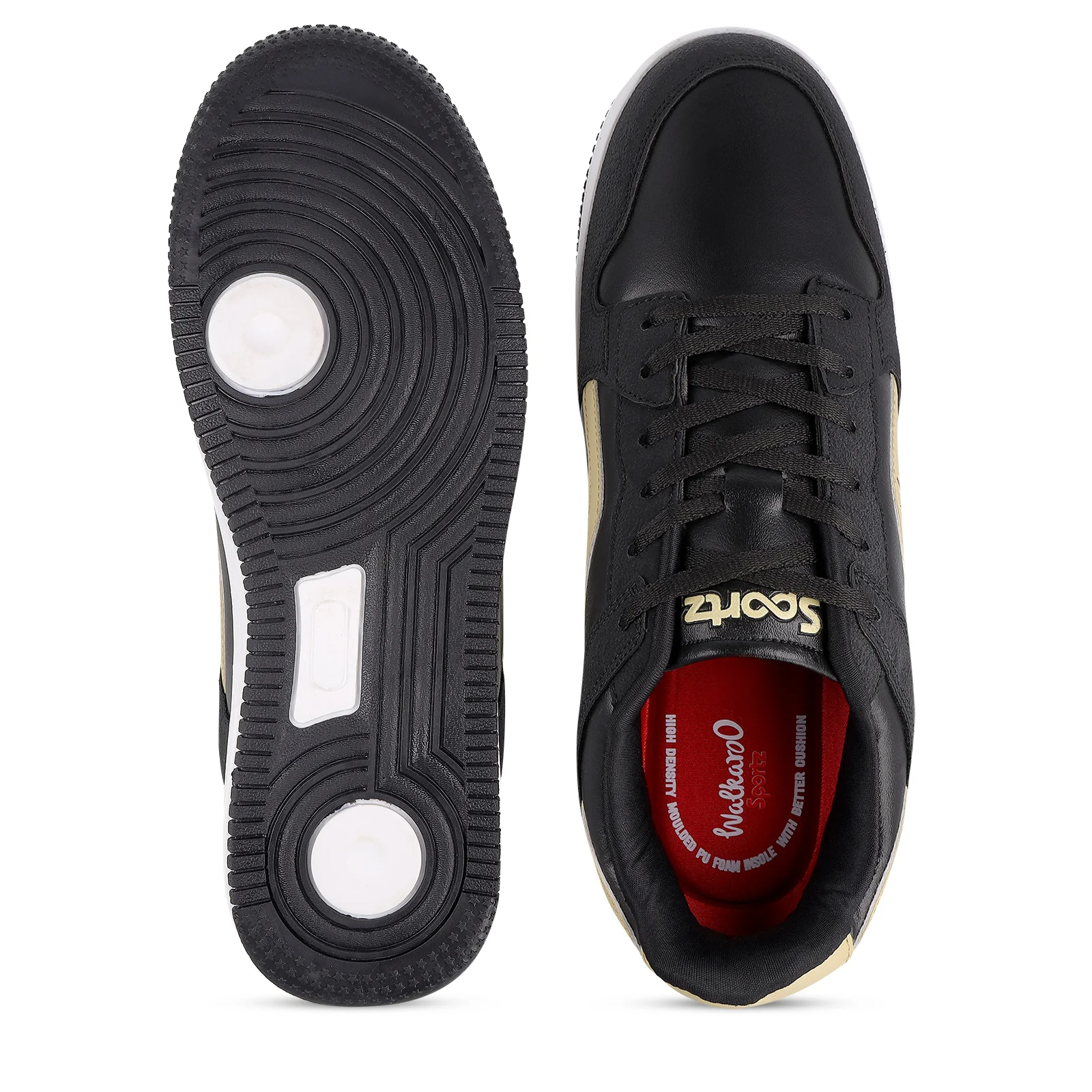 Men's Casual Sneakers - WY3475 Black - Image 2