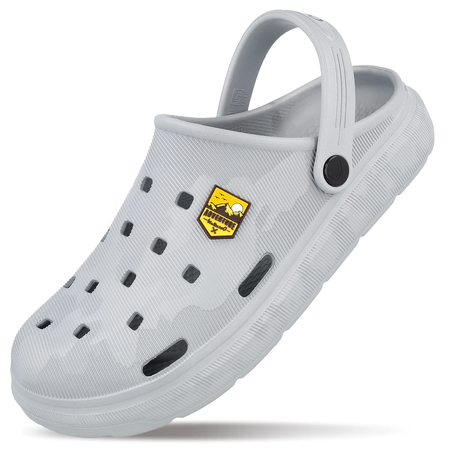 Men's Clogs  - FGR40004 Light Grey - Image 5