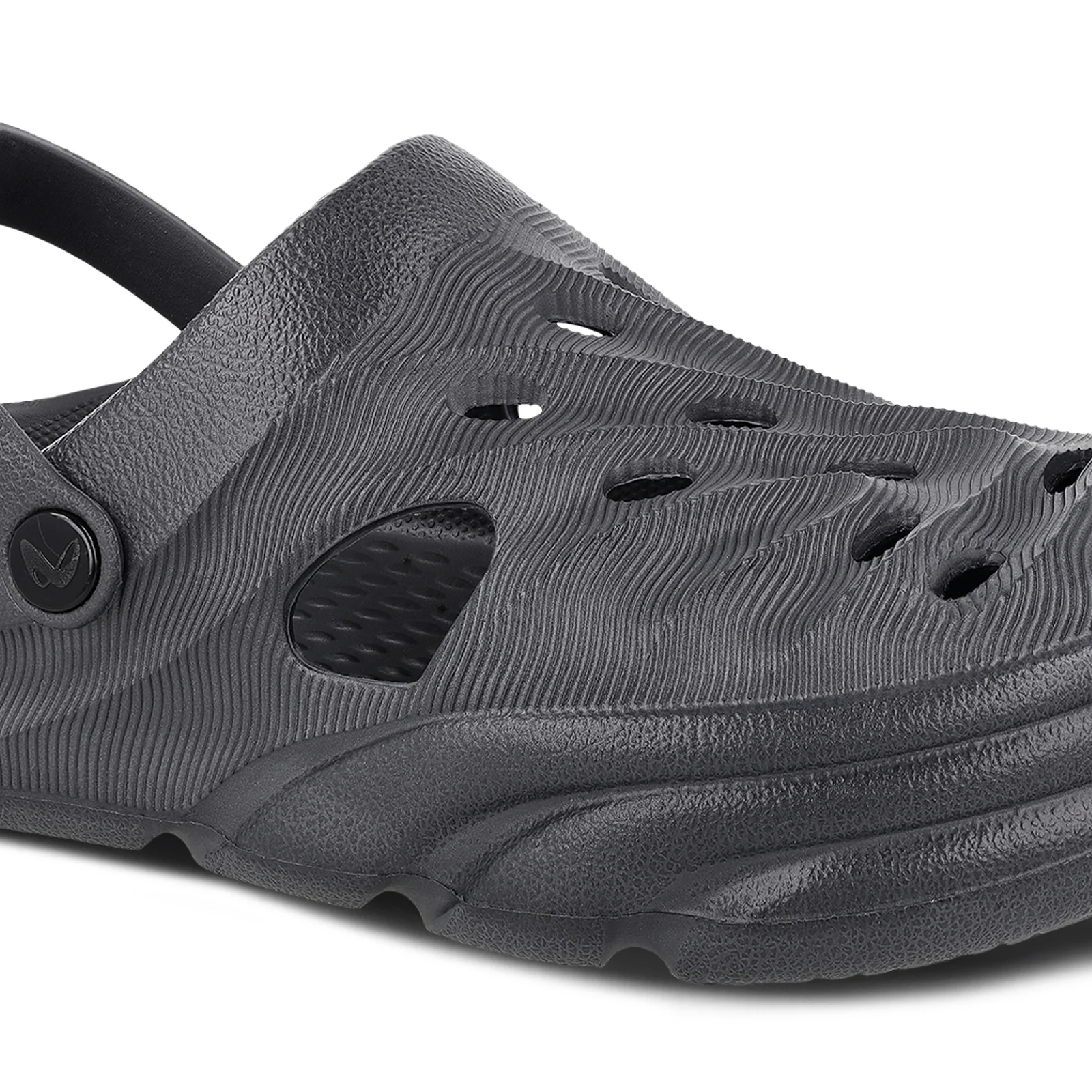 Men's Clogs  - WC8732 Dark Grey - Image 4