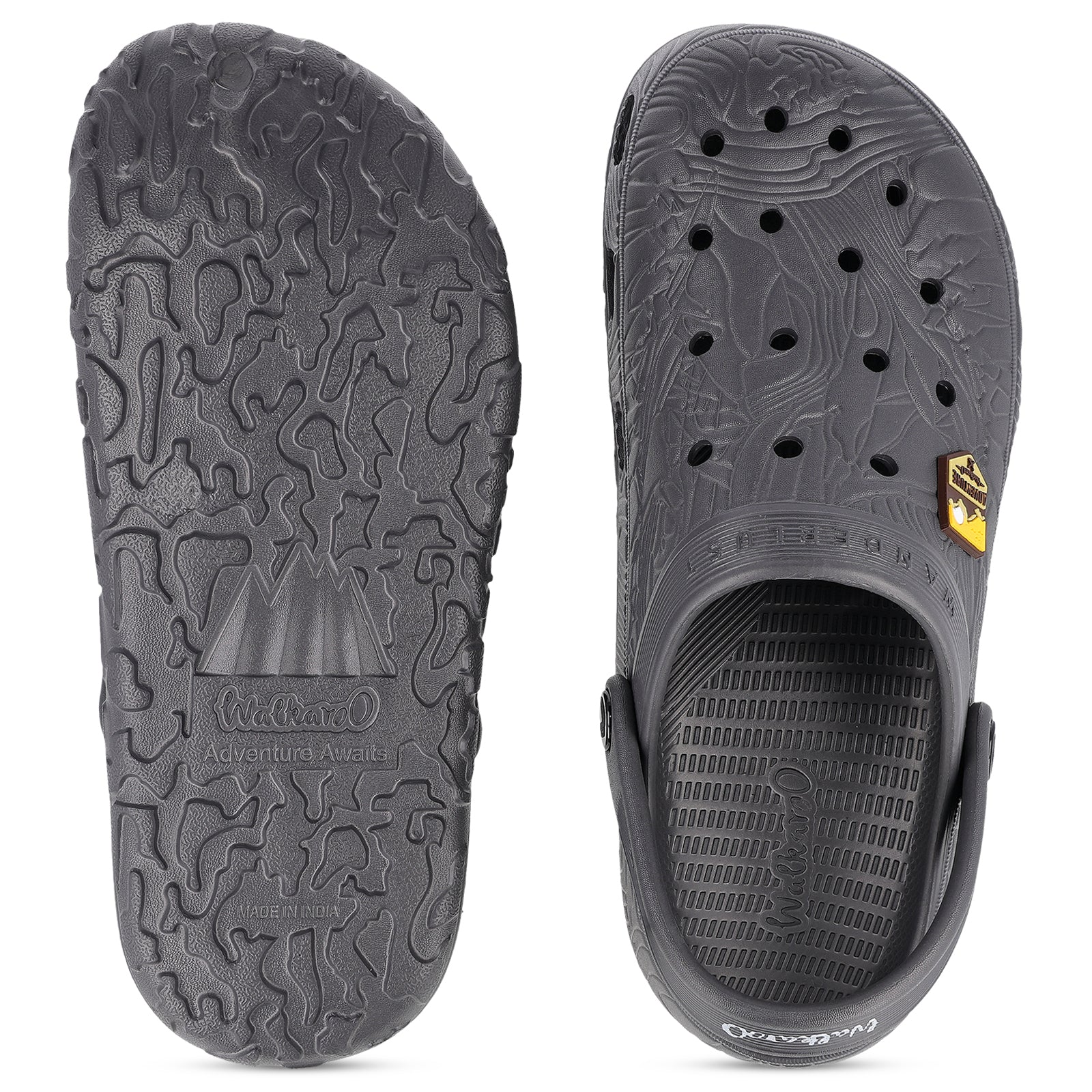 Men's Clogs  - WC8801 Dark Grey - Image 3