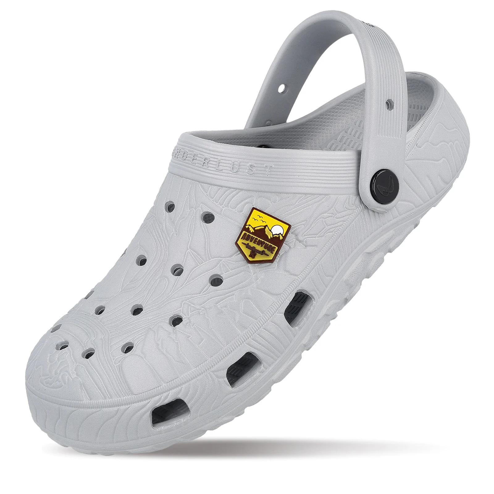 Men's Clogs  - WC8801 Light Grey - Image 6