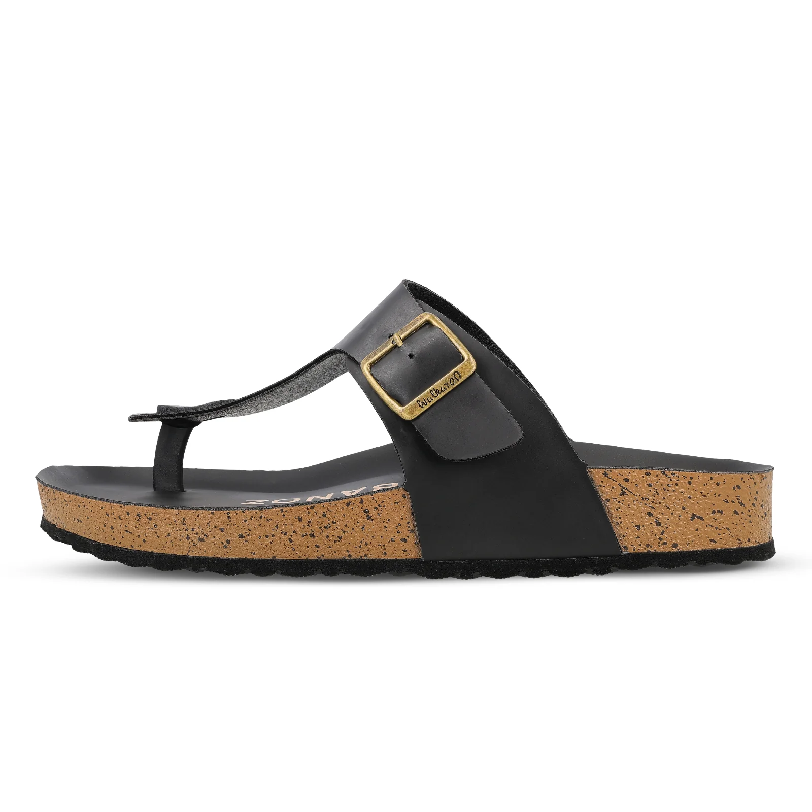 Men's Comfort Sandals - WGE53242 Full Black - Image 5