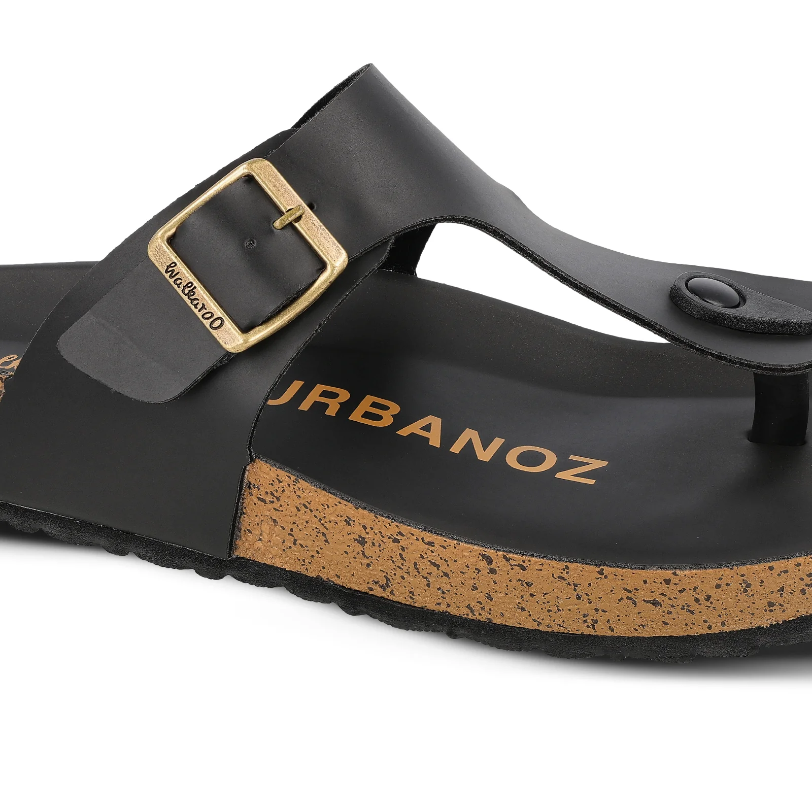 Men's Comfort Sandals - WGE53242 Full Black - Image 6