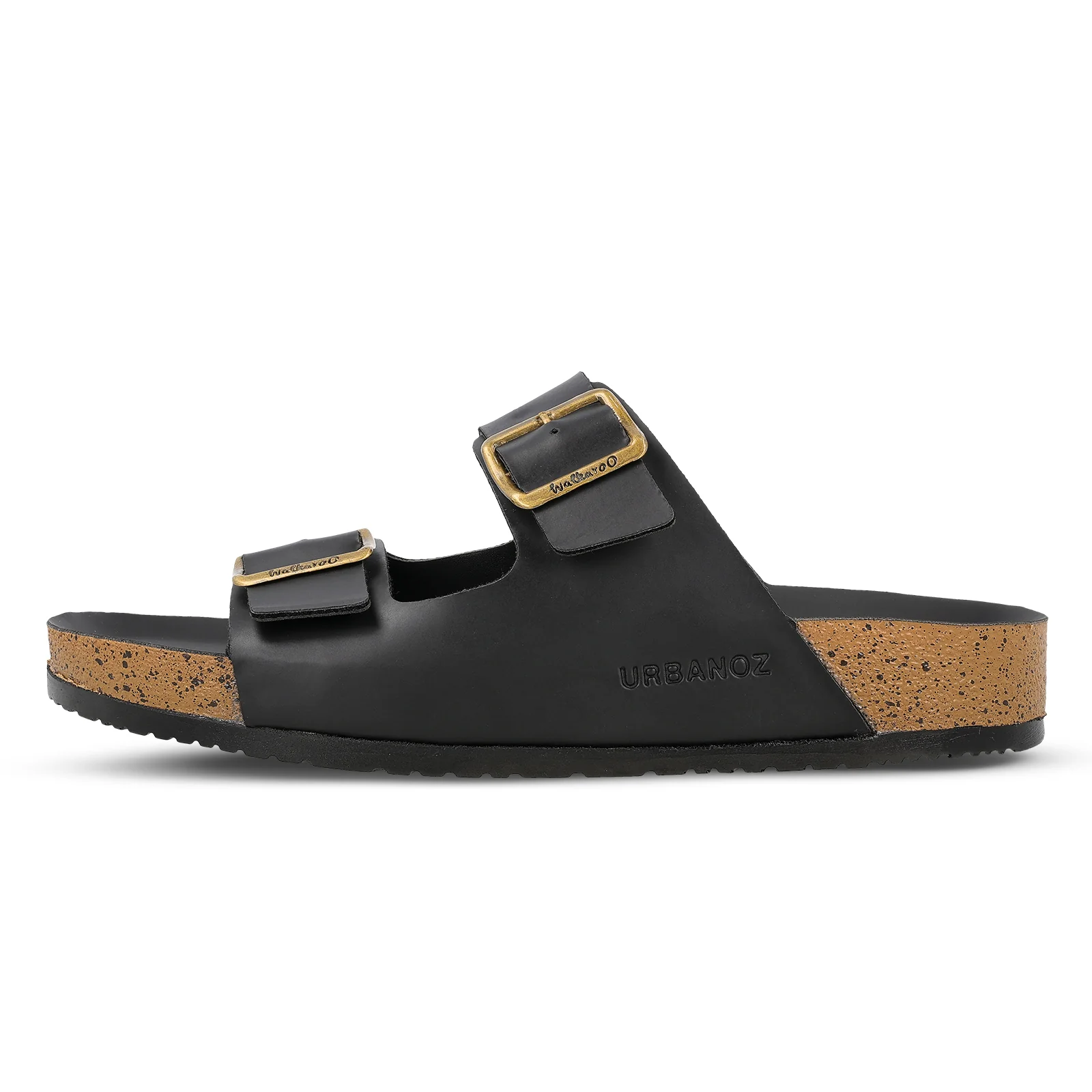 Men's Comfort Sandals - WGE53354 Full Black - Image 3