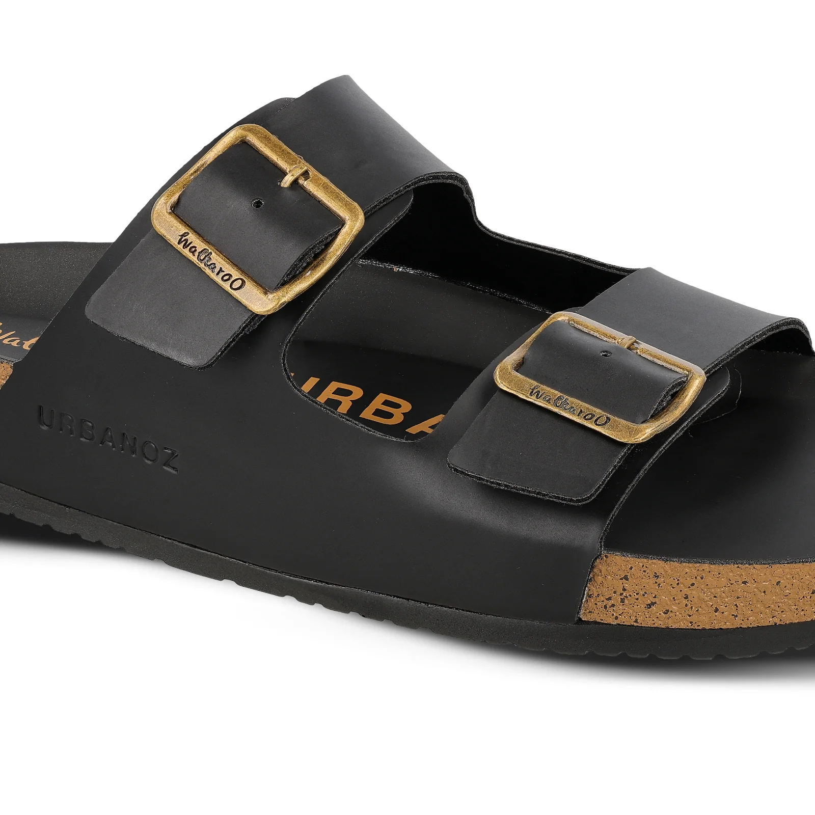 Men's Comfort Sandals - WGE53354 Full Black - Image 4