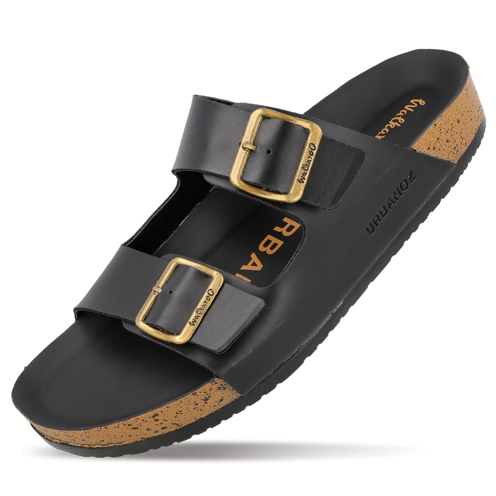 Men's Comfort Sandals - WGE53354 Full Black - Image 5