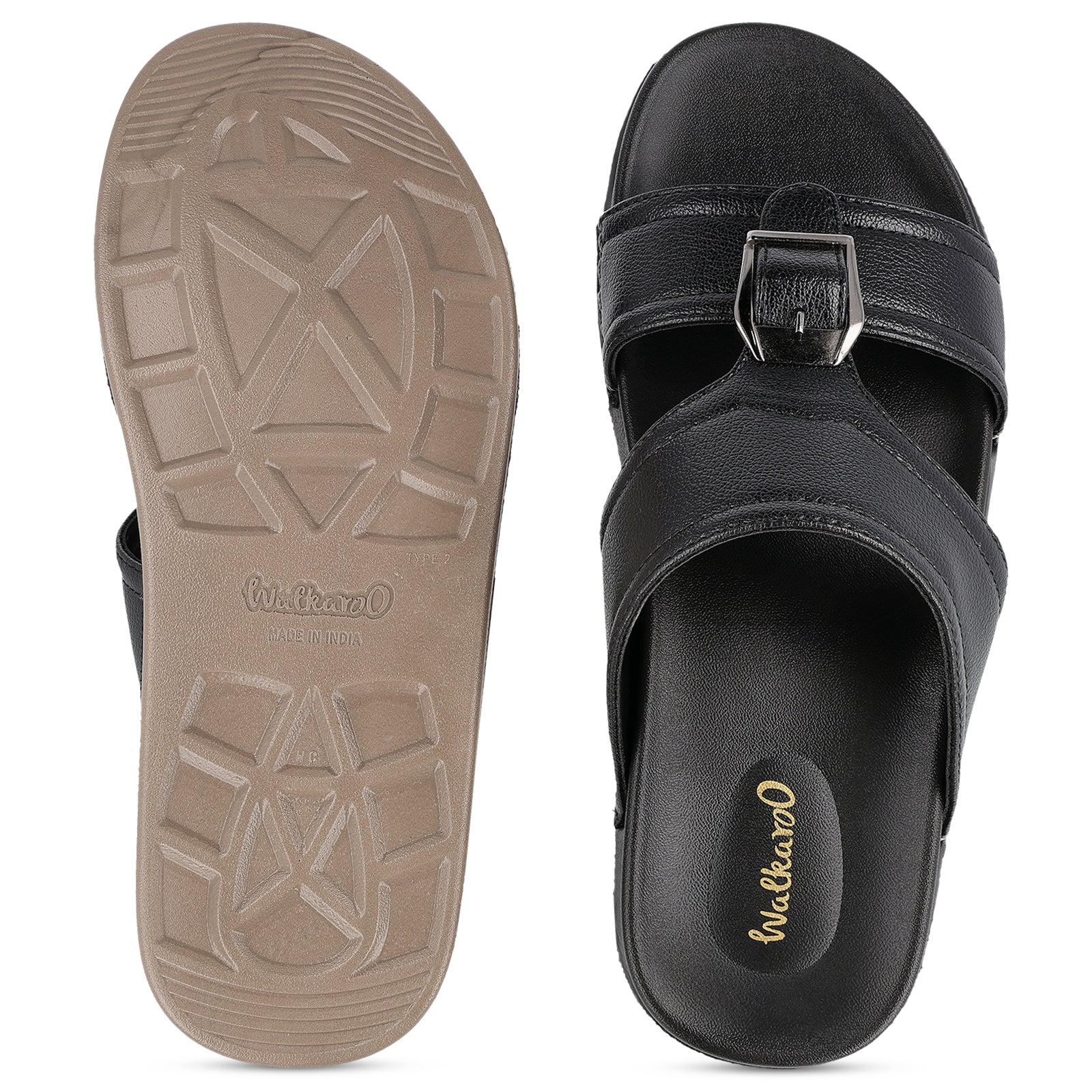 Men's Daily Wear Comfort Sandals - WGP53020 Black - Image 2