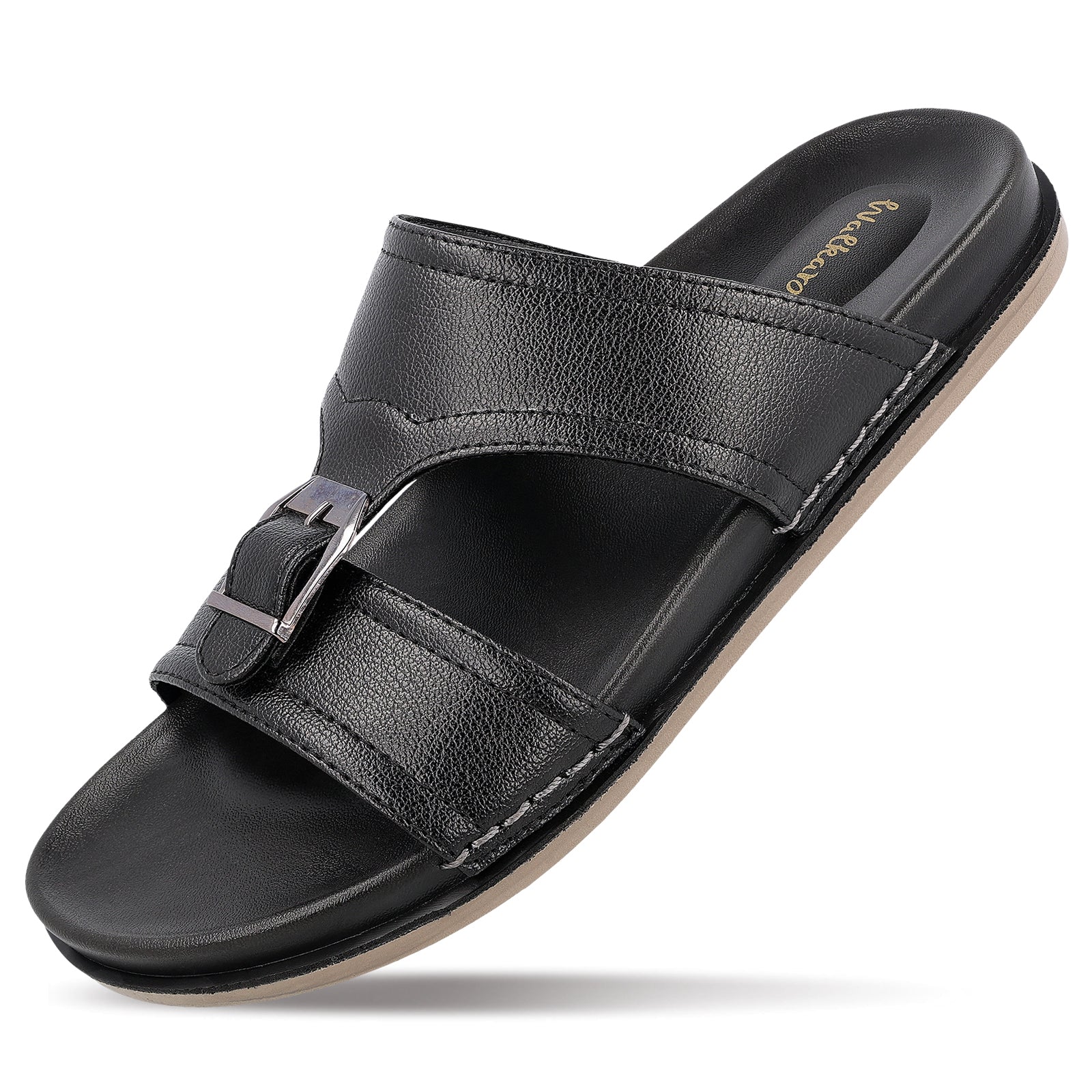 Men's Daily Wear Comfort Sandals - WGP53020 Black - Image 5