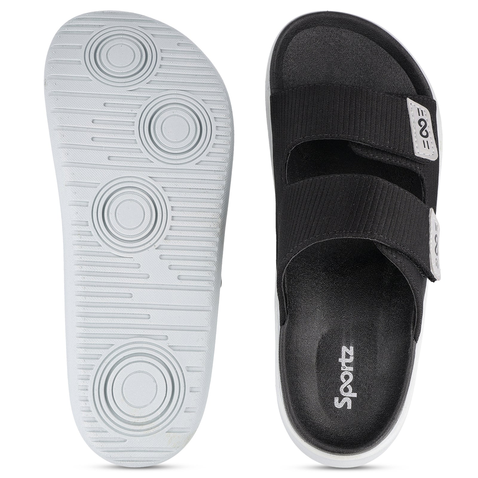 Men's Daily Wear Comfort Sandals - SGE28006 Black - Image 4