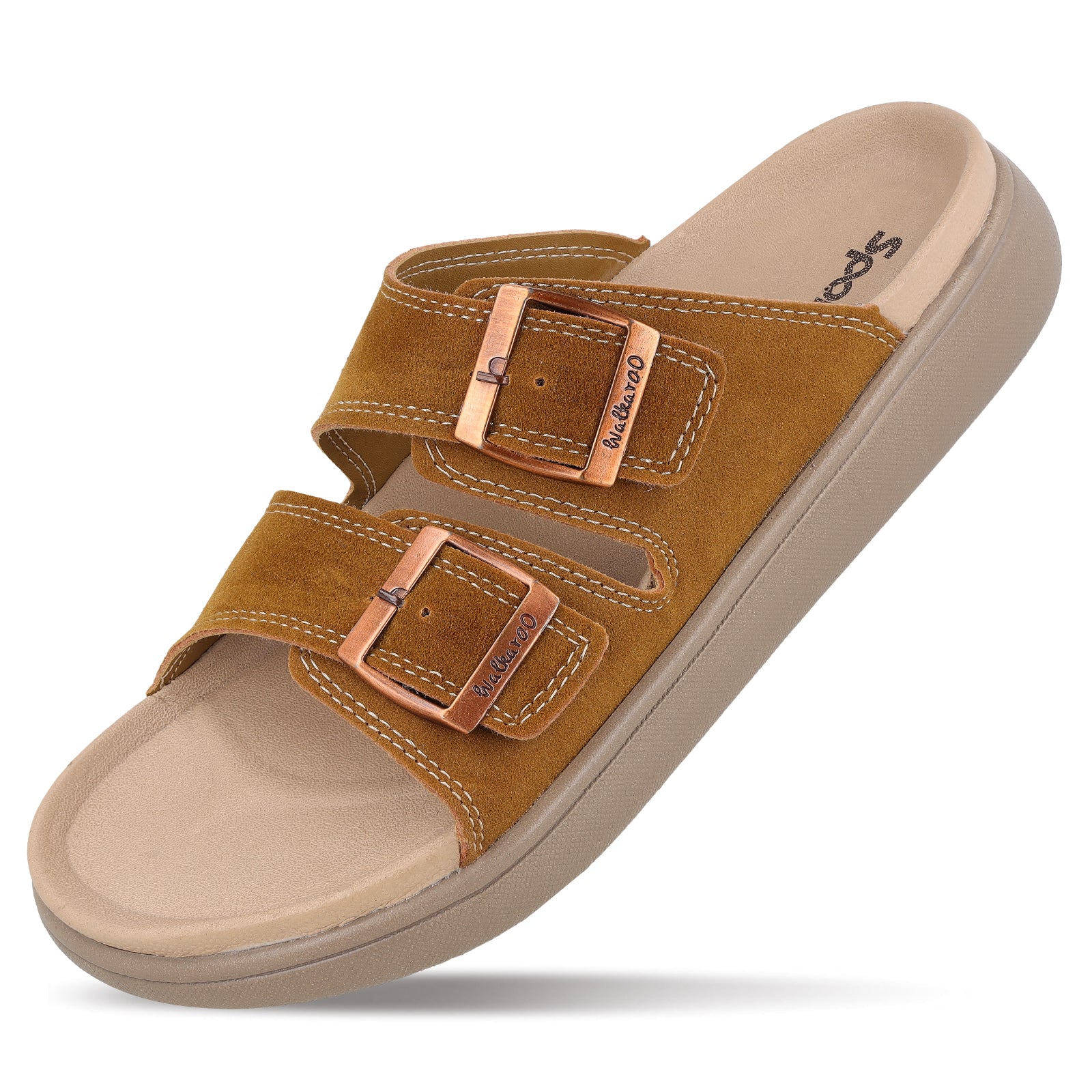 Men's Daily Wear Comfort Sandals - SGE28007 Beige - Image 8