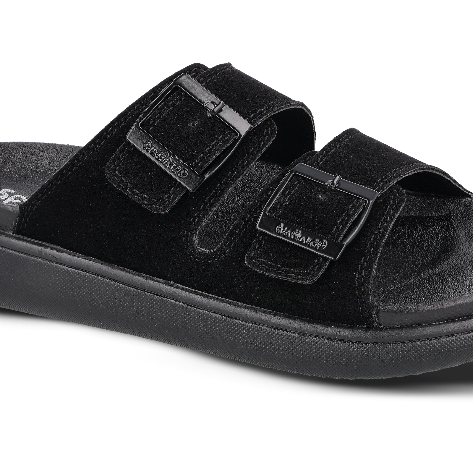 Men's Daily Wear Comfort Sandals - SGE28007 Black - Image 7