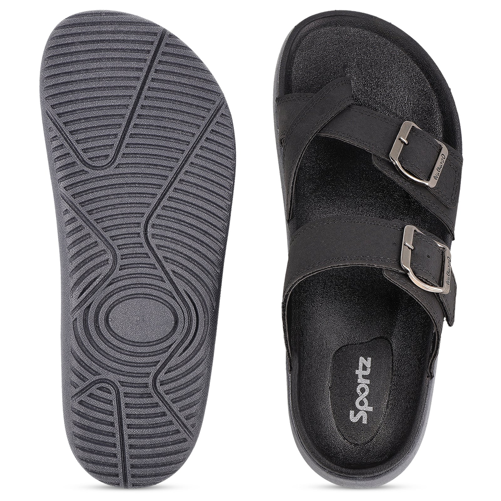 Men's Daily Wear Comfort Sandals - WC4483 Black - Image 3