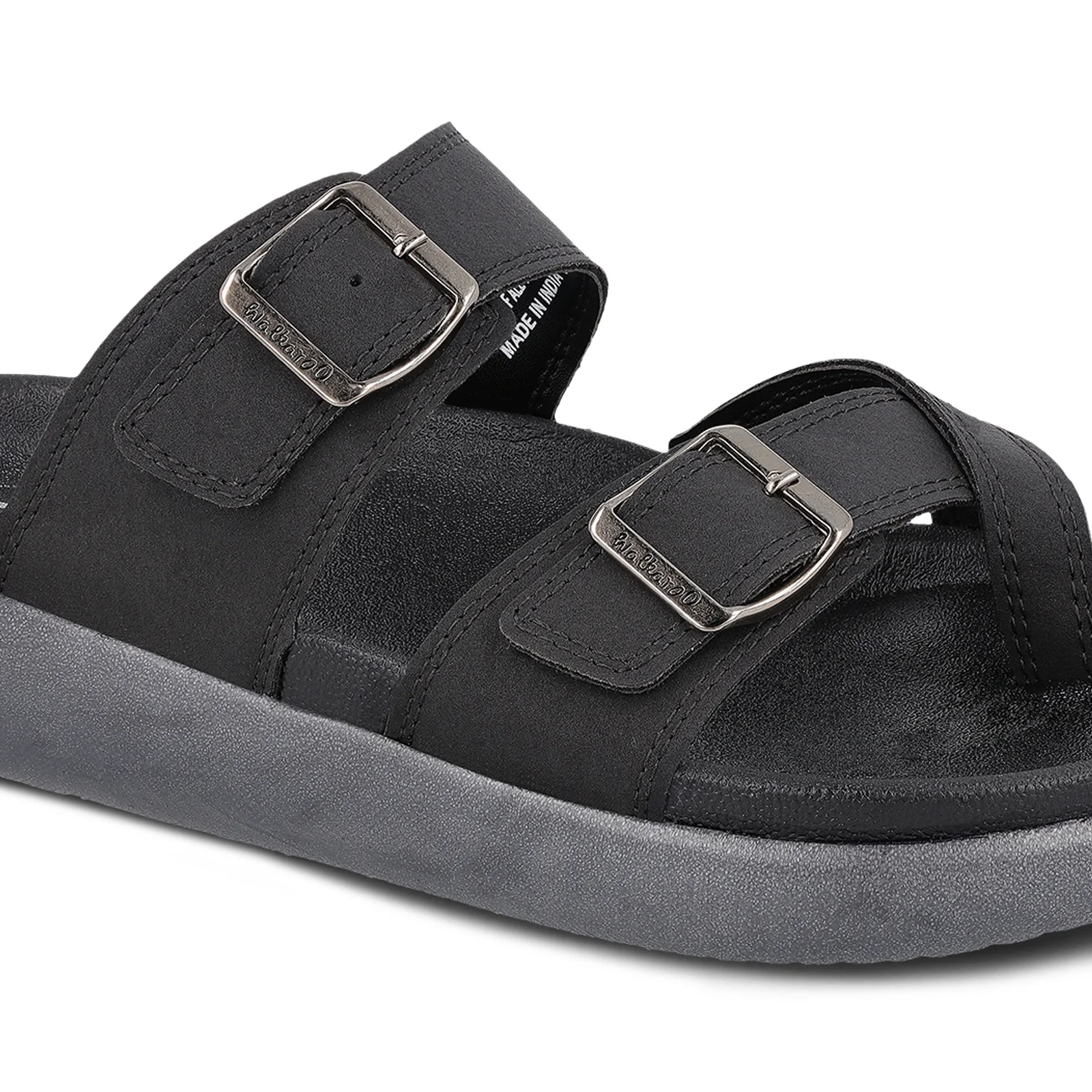 Men's Daily Wear Comfort Sandals - WC4483 Black - Image 5