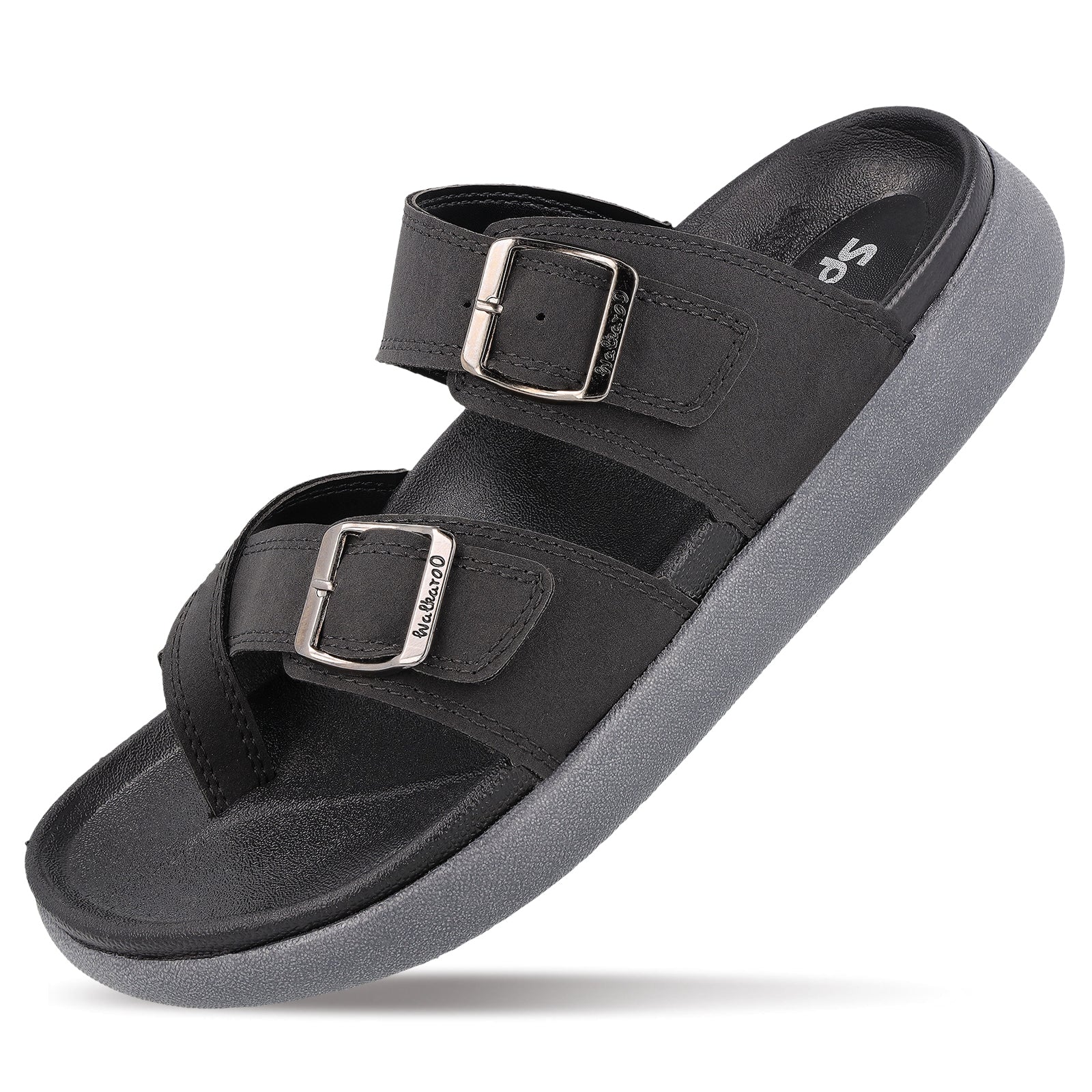 Men's Daily Wear Comfort Sandals - WC4483 Black - Image 6