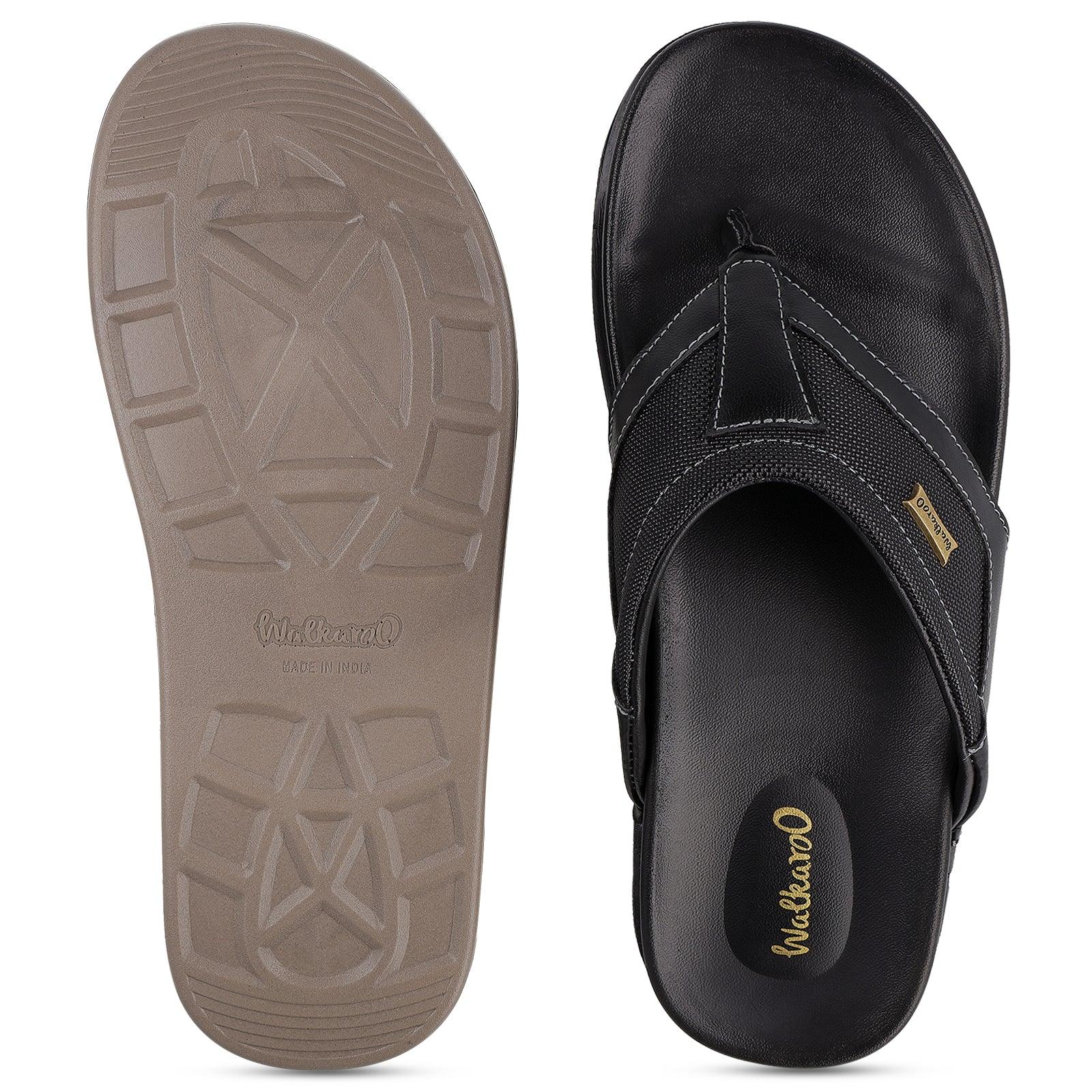 Men's Daily Wear Comfort Sandals - WE1020 Black - Image 4
