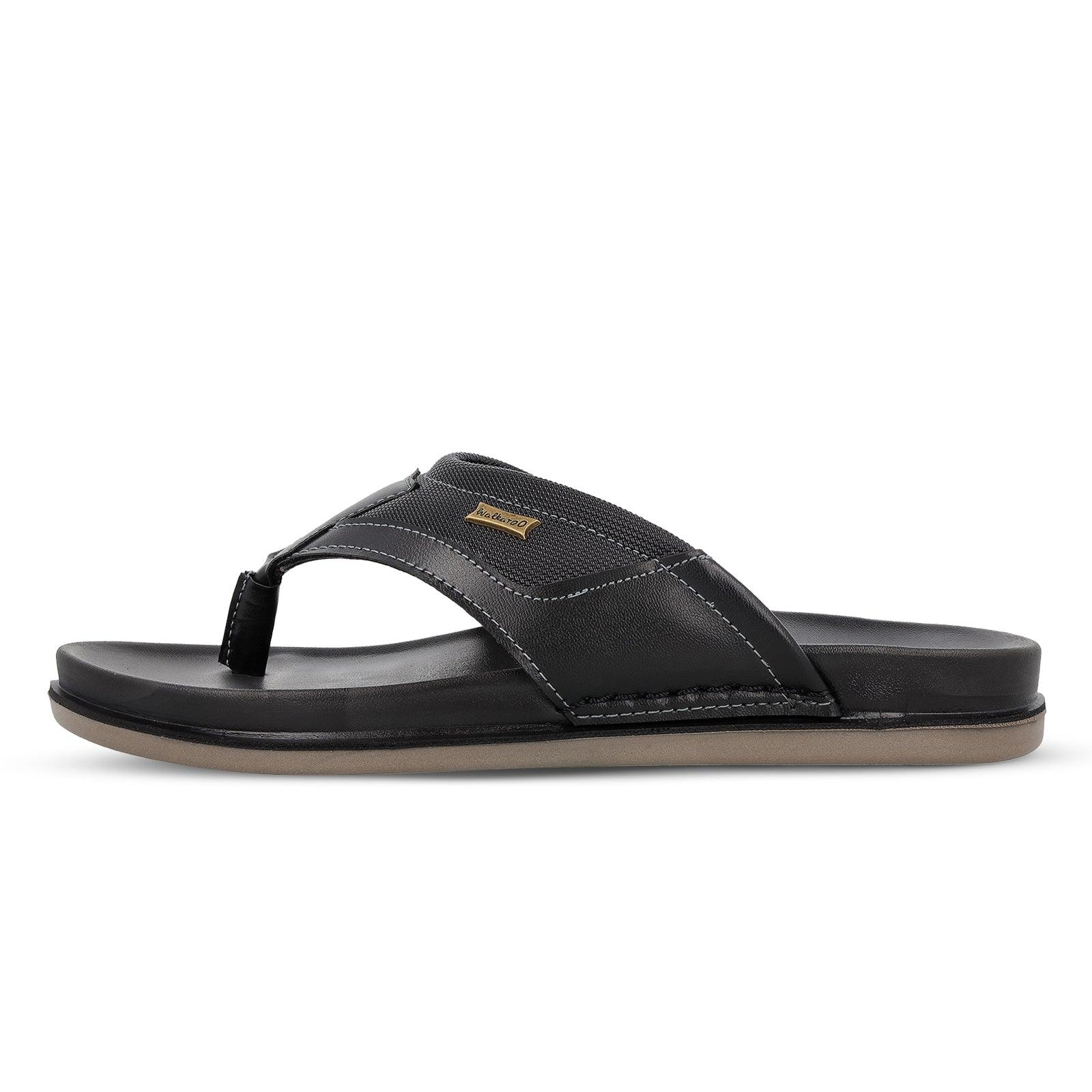 Men's Daily Wear Comfort Sandals - WE1020 Black - Image 5