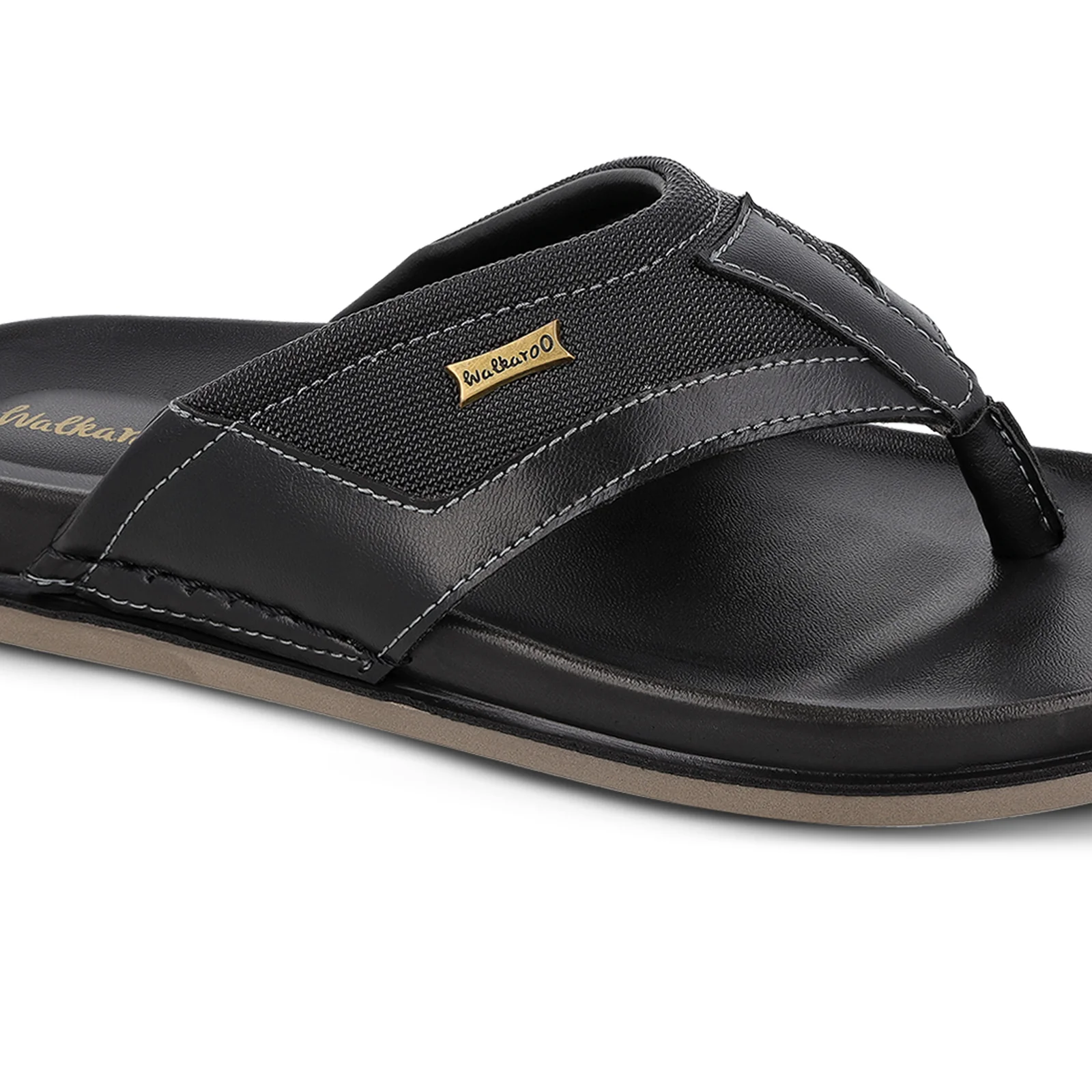 Men's Daily Wear Comfort Sandals - WE1020 Black - Image 6