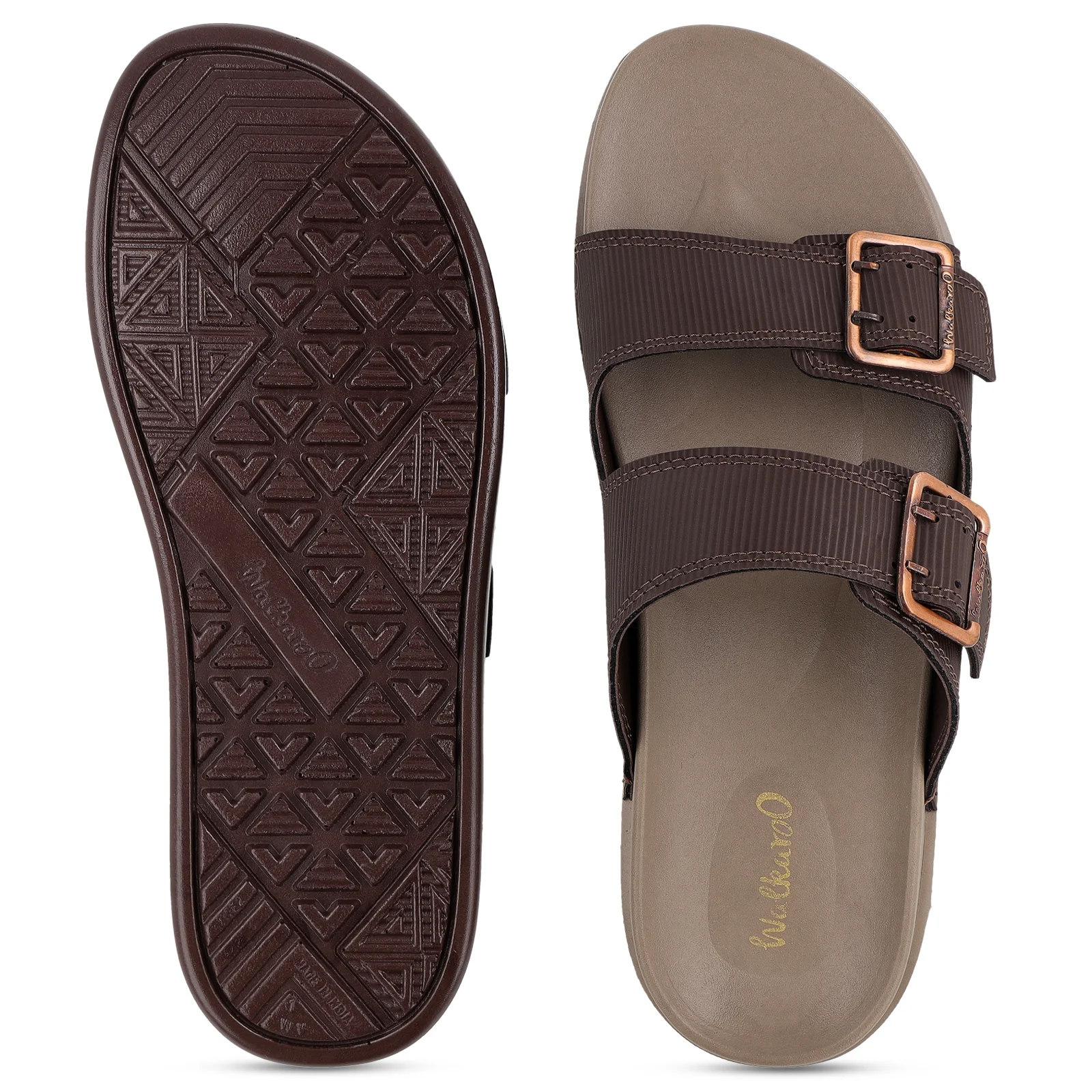 Men's Daily Wear Comfort Sandals - WE1337 Dark Brown - Image 4