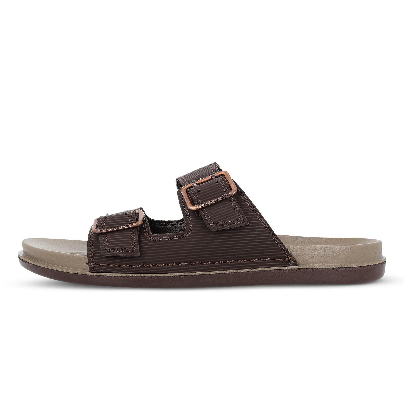 Men's Daily Wear Comfort Sandals - WE1337 Dark Brown - Image 5