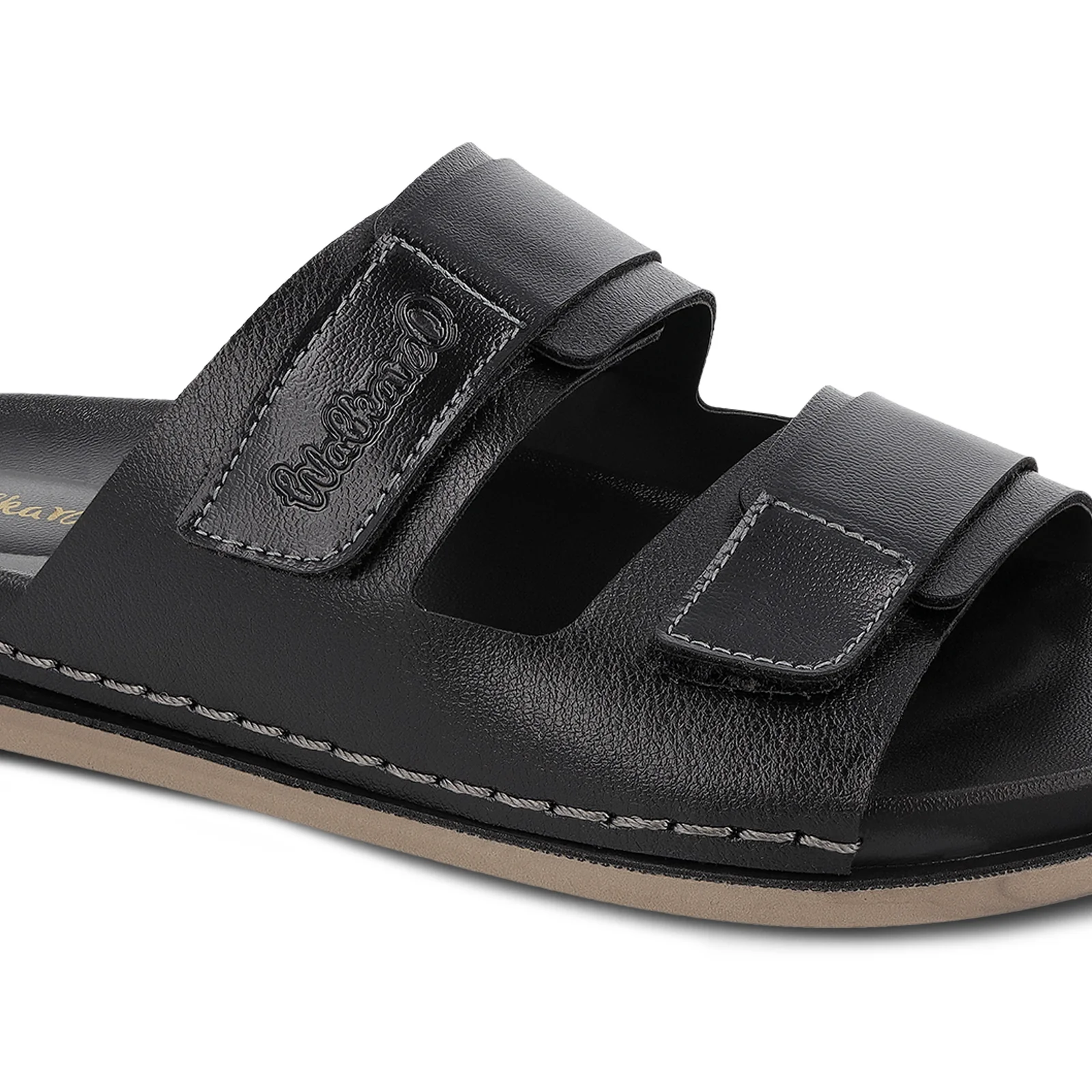 Men's Daily Wear Comfort Sandals - WE1347 Black - Image 7