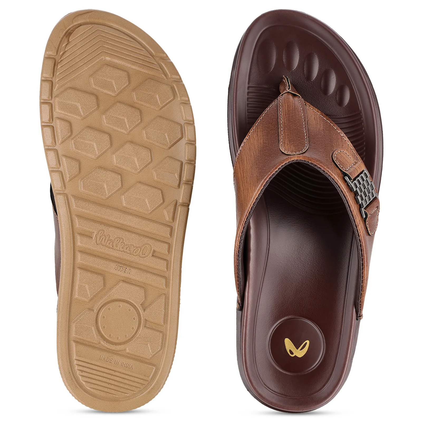 Men's Bounceez Water Resistant Sandals - WGP50019 Reddish Brown - Image 3