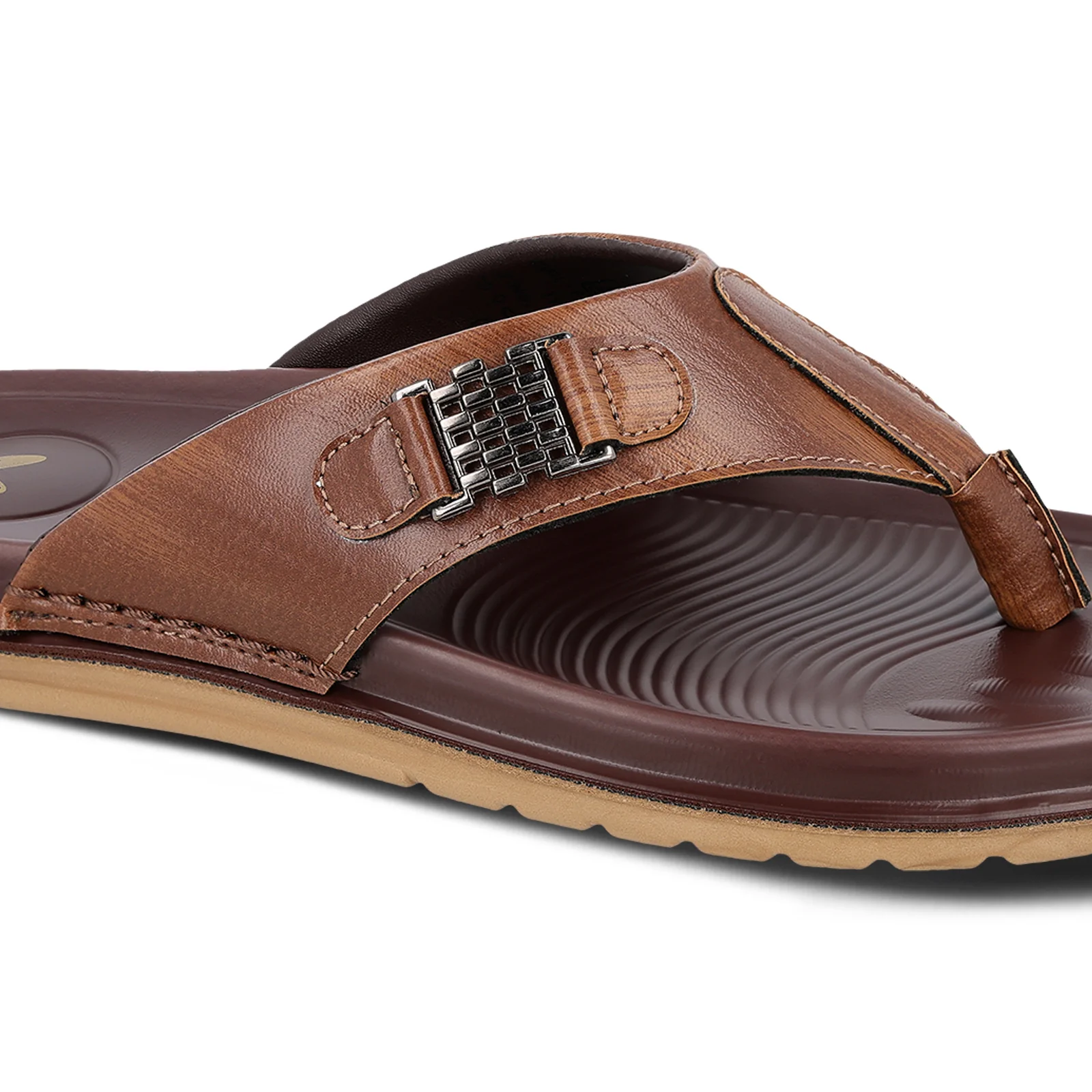 Men's Bounceez Water Resistant Sandals - WGP50019 Reddish Brown - Image 5