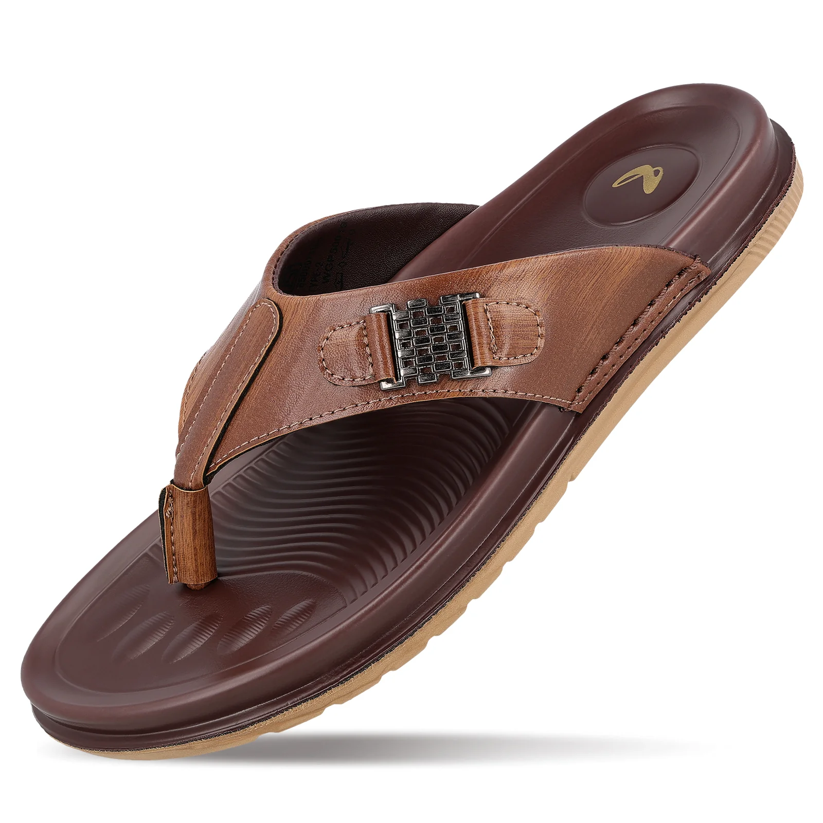 Men's Bounceez Water Resistant Sandals - WGP50019 Reddish Brown - Image 6