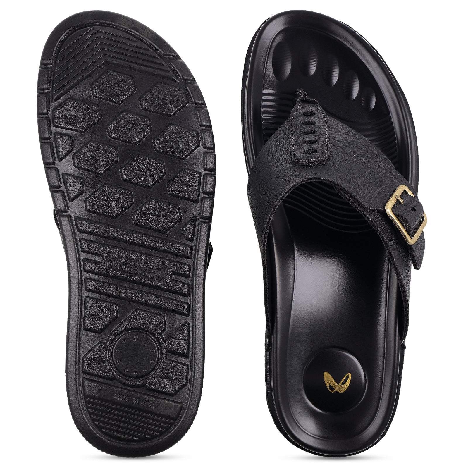 Men's Daily Wear Comfort Sandals - WGP50020 Black - Image 3